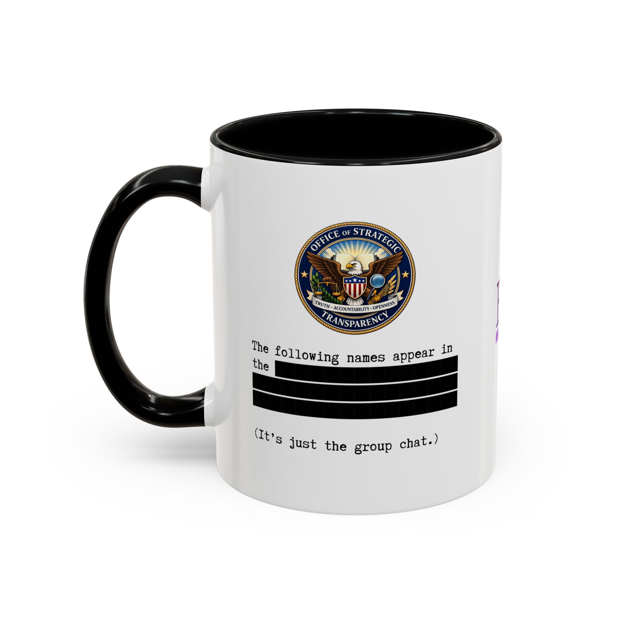 Unsealed Documents Coffee Mug – Redacted Files Political Satire Mug