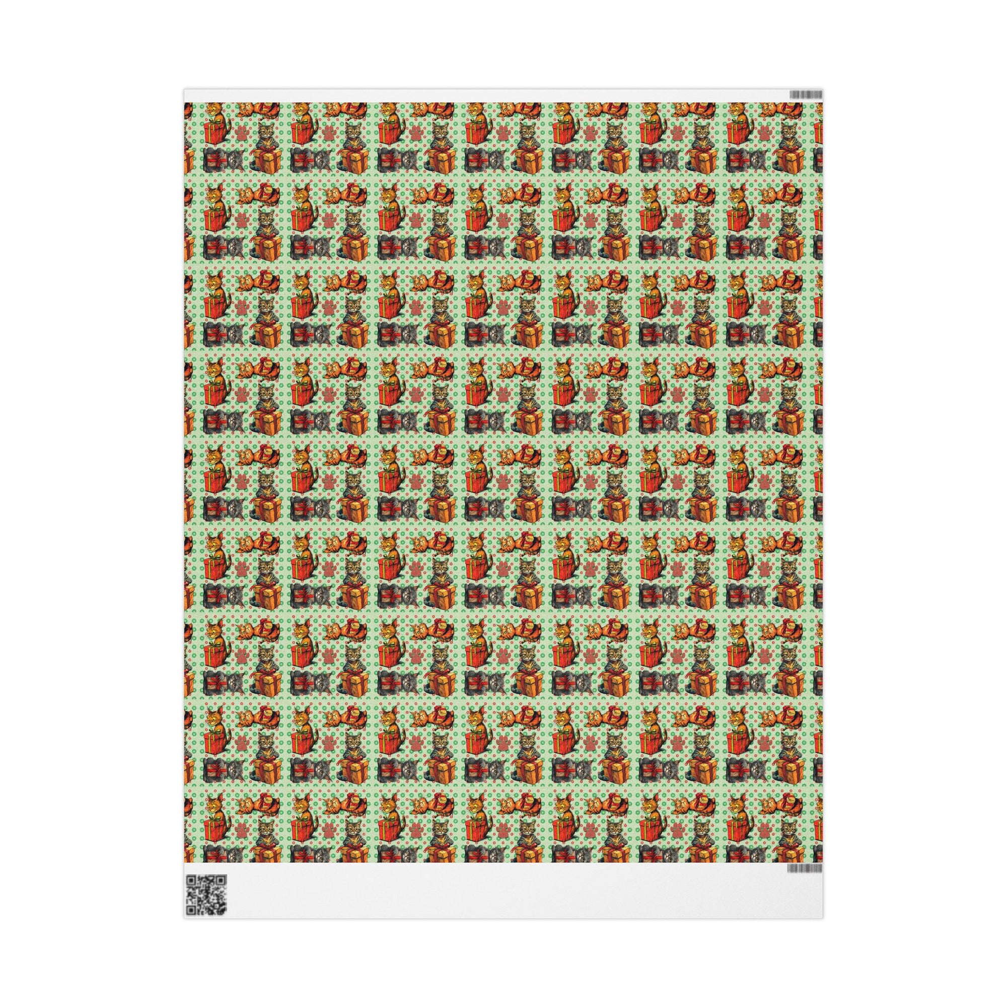 Vintage Cats Christmas Wrapping Papers