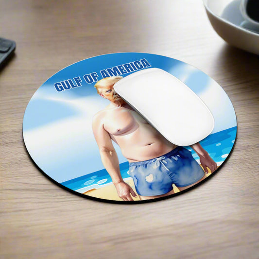 Gulf of America Mouse Pad - Humorous Donald Trump Design