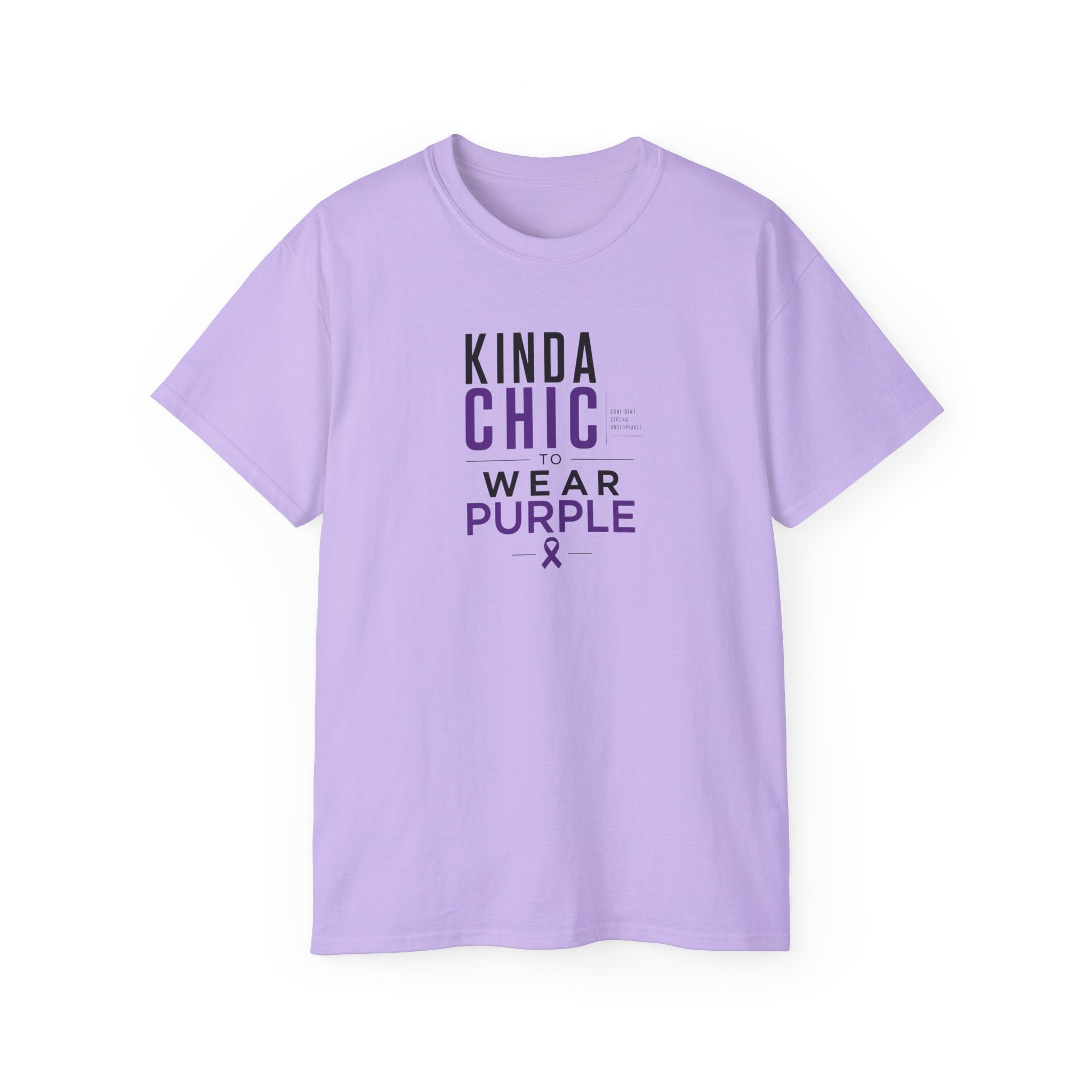 Kinda Chic to Wear Purple Epilepsy Awareness T-Shirt