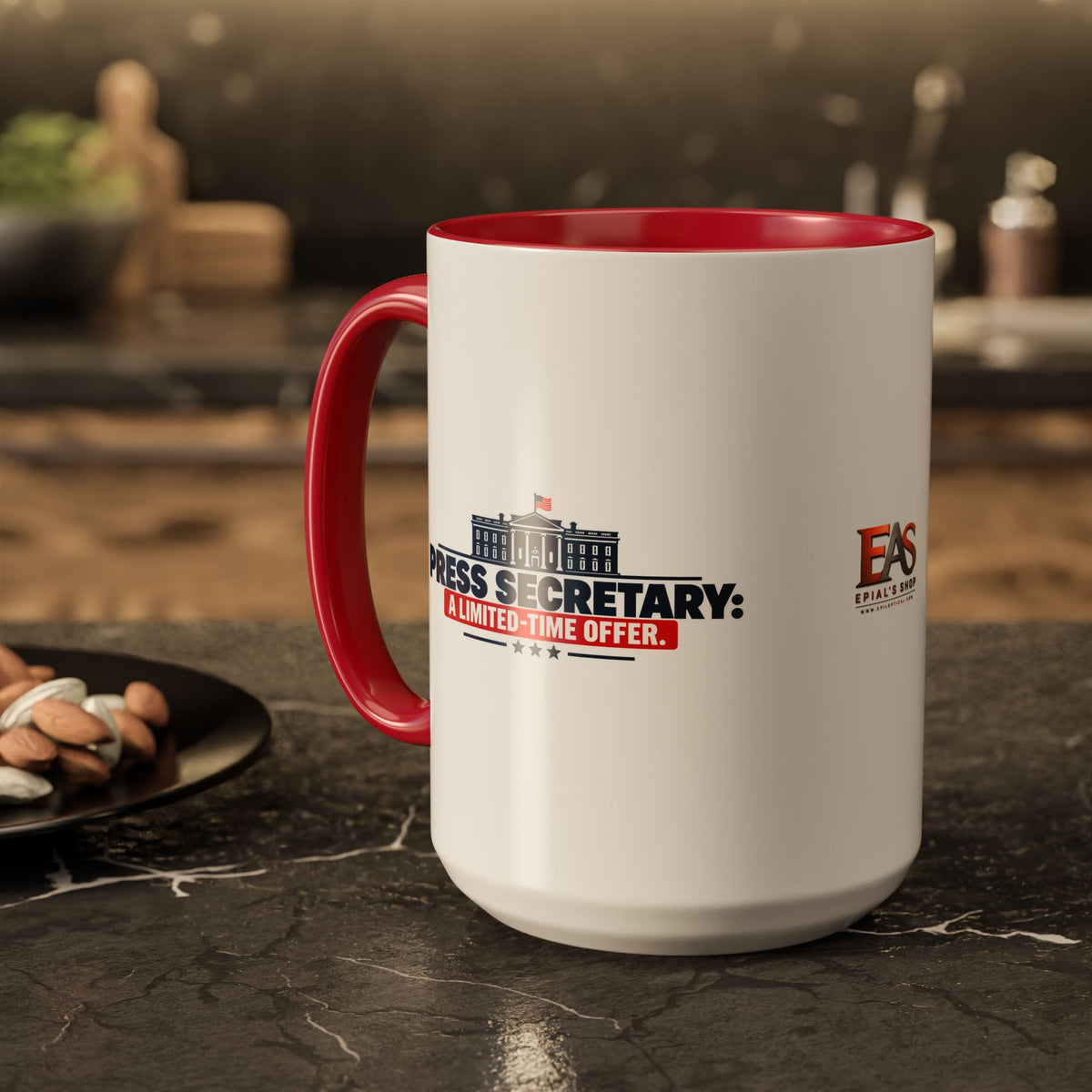 Press Secretary: A Limited-Time Offer Mug | Funny Political Humor Coffee Cup | 11 oz & 15 oz