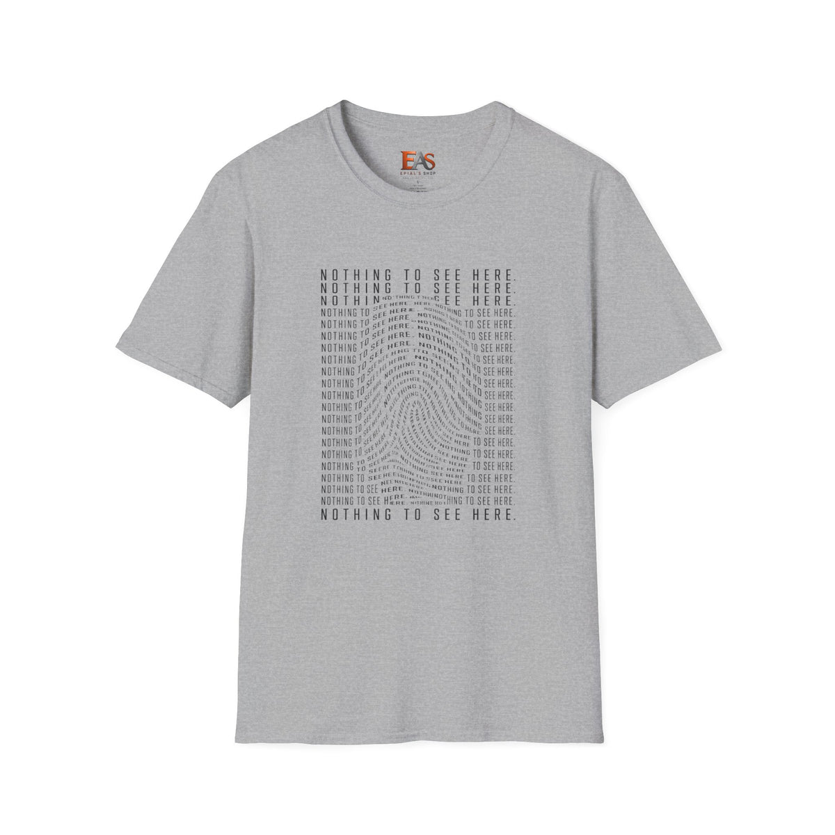 Nothing to See Here T-Shirt | Hidden Fingerprint True Crime & Internet Sleuth Tee