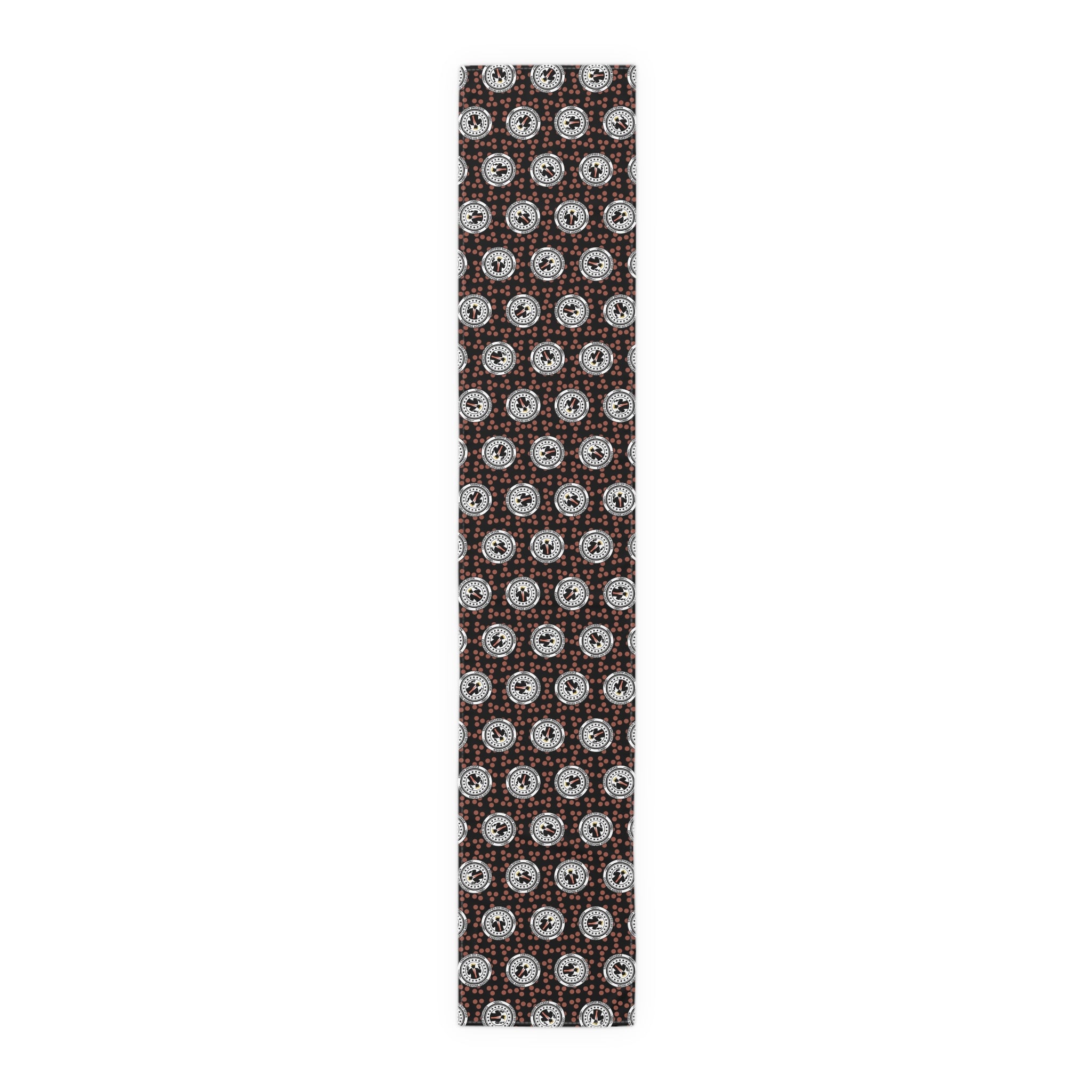 Certified Six Seven Table Runner – Political Parody Medallion Table Decor