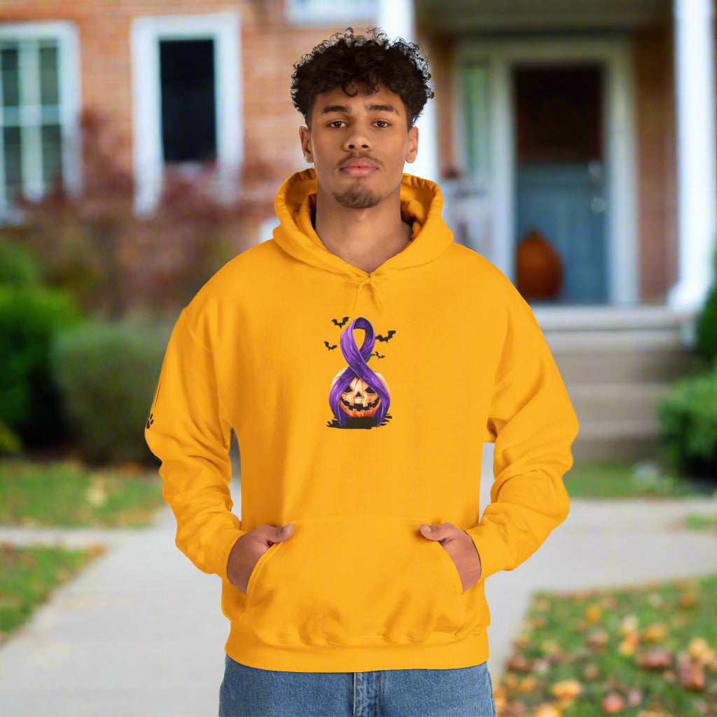 Pumpkins & Purple Ribbons Hoodie