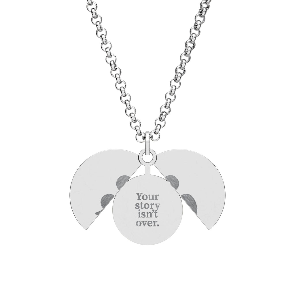 Your Story Isn’t Over Semicolon Hidden Message Necklace