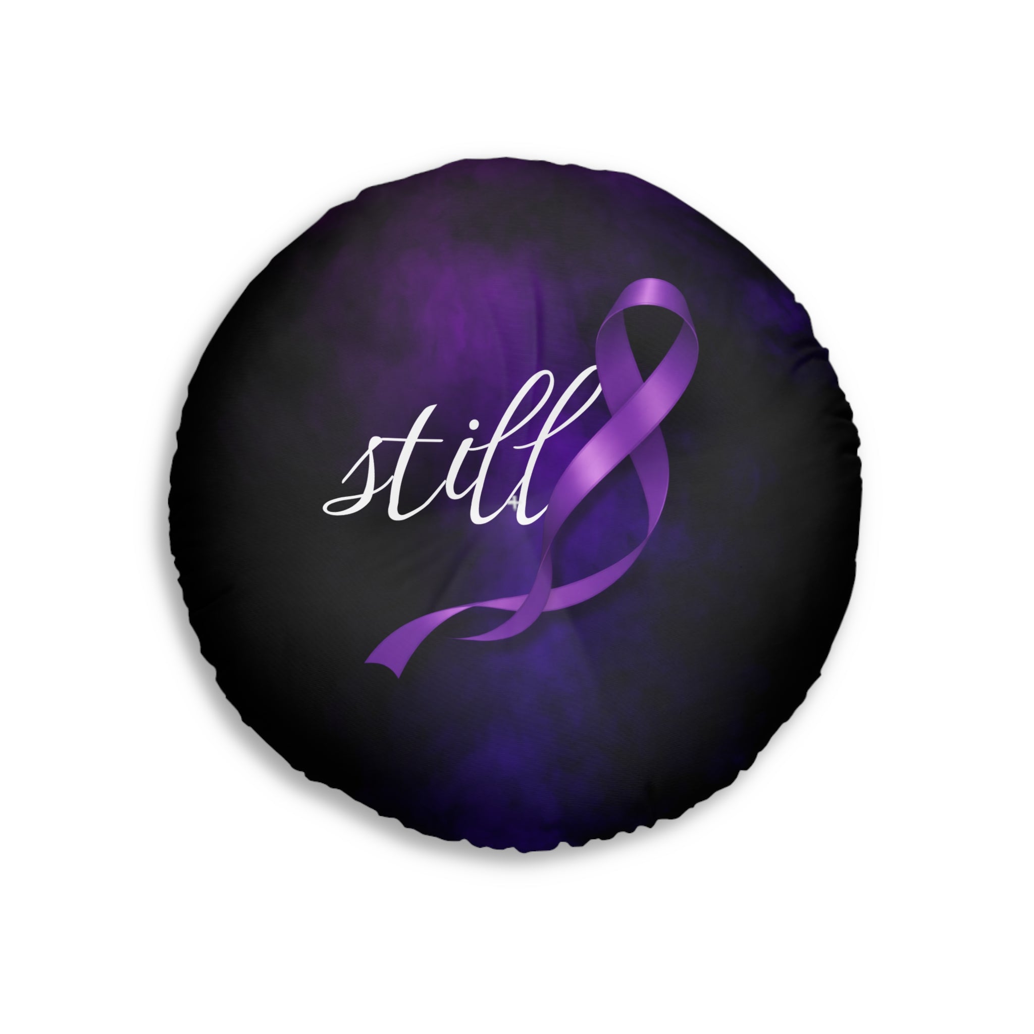 Still Floor Pillow | Epilepsy Awareness Ribbon Pillow | Still Here Decor