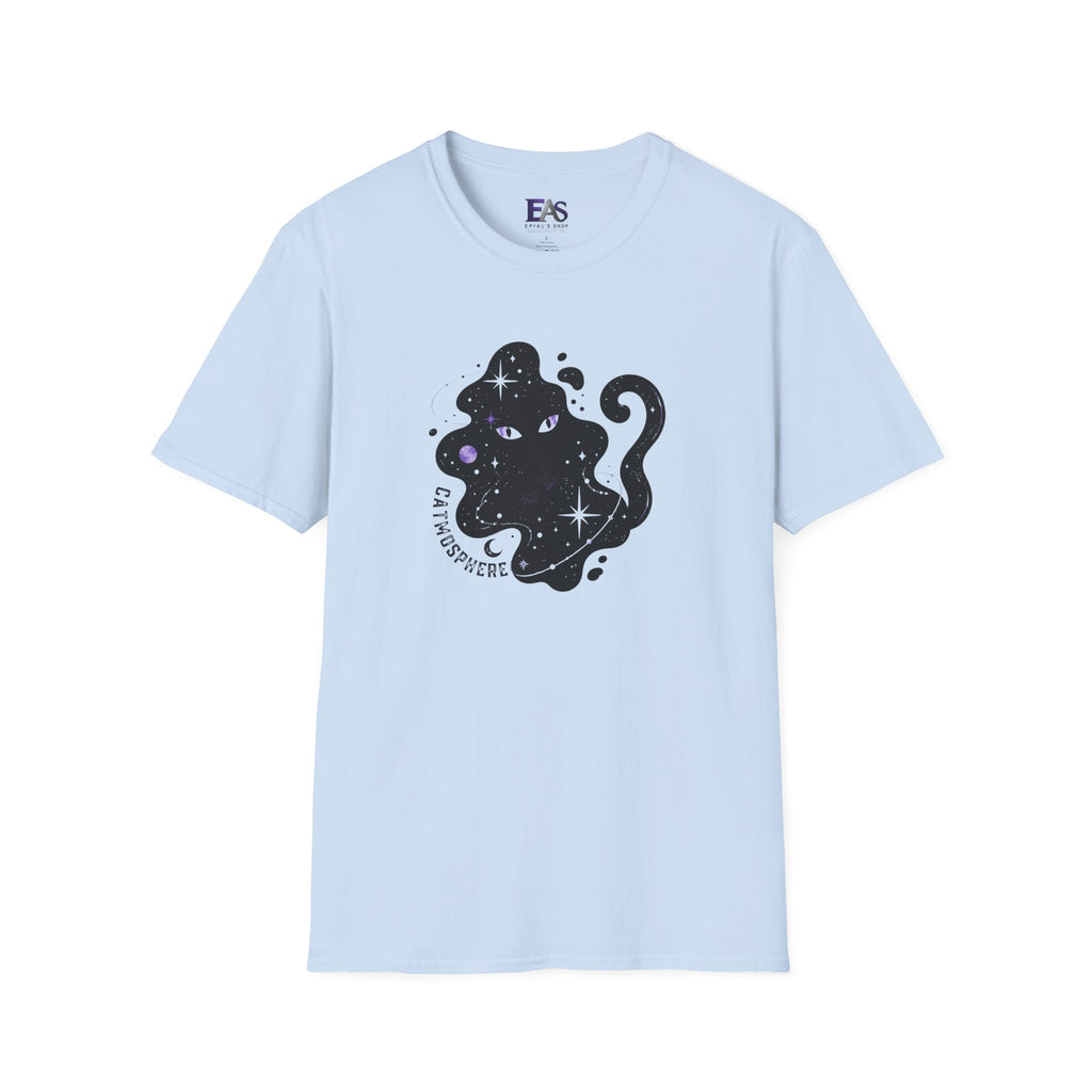 Catmosphere Cosmic Cat T-Shirt | Celestial Black Cat Graphic Tee