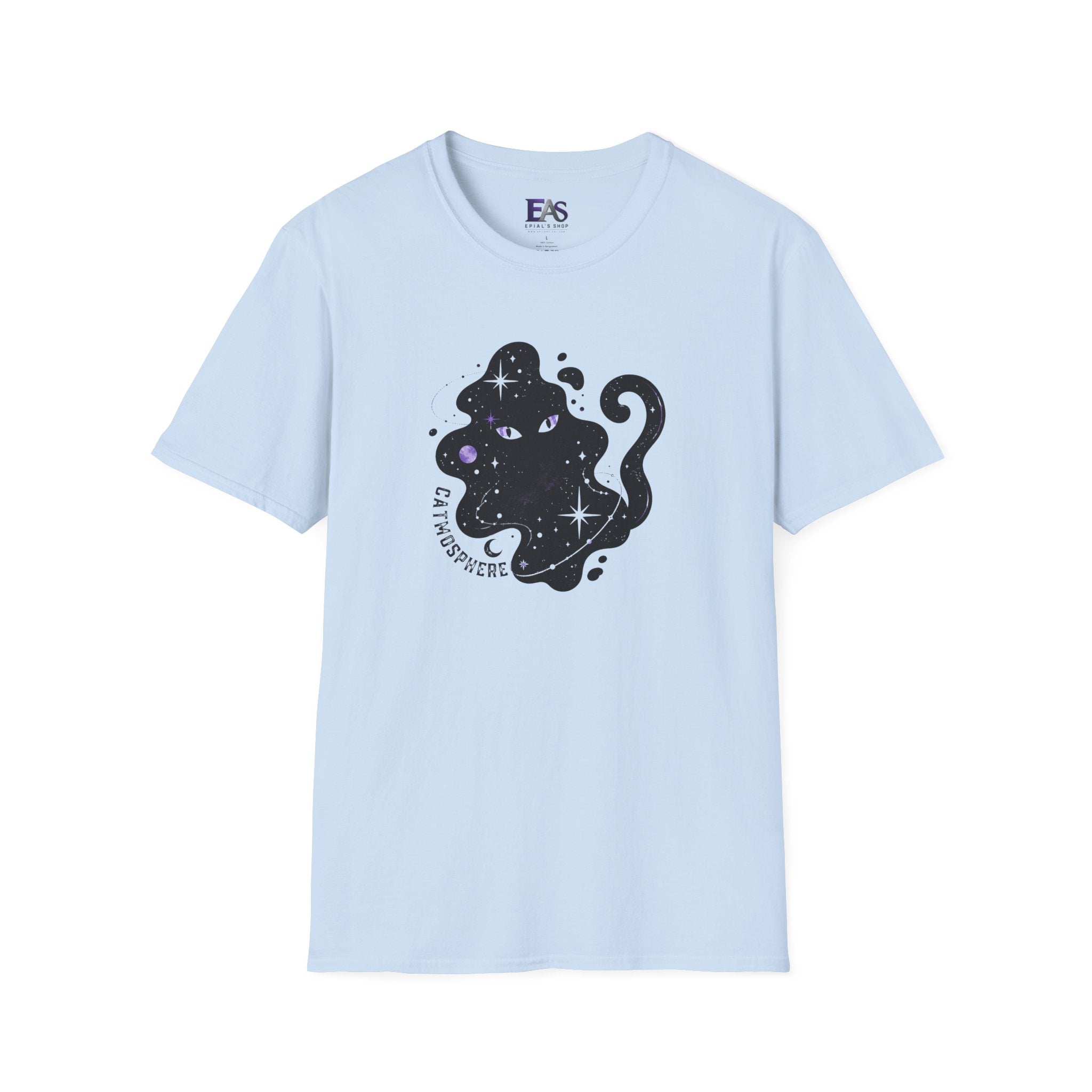 Catmosphere Cosmic Cat T-Shirt | Celestial Black Cat Graphic Tee