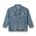 Denim Jacket — 'Tougher Attitude' Retro Patch Women's Jean Jacket