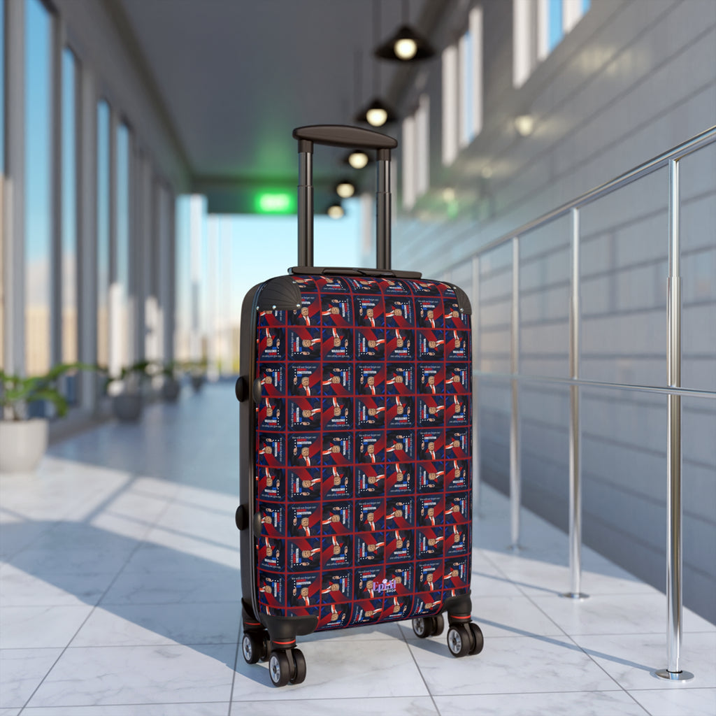 Trump Country Constitution God Patterned Suitcase