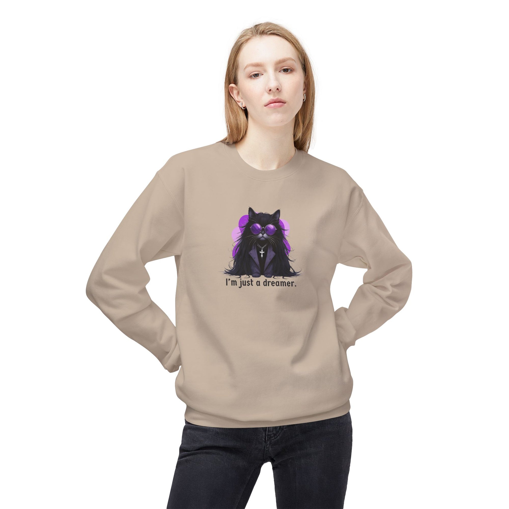 Just a Dreamer Ozzy Cat Sweatshirt