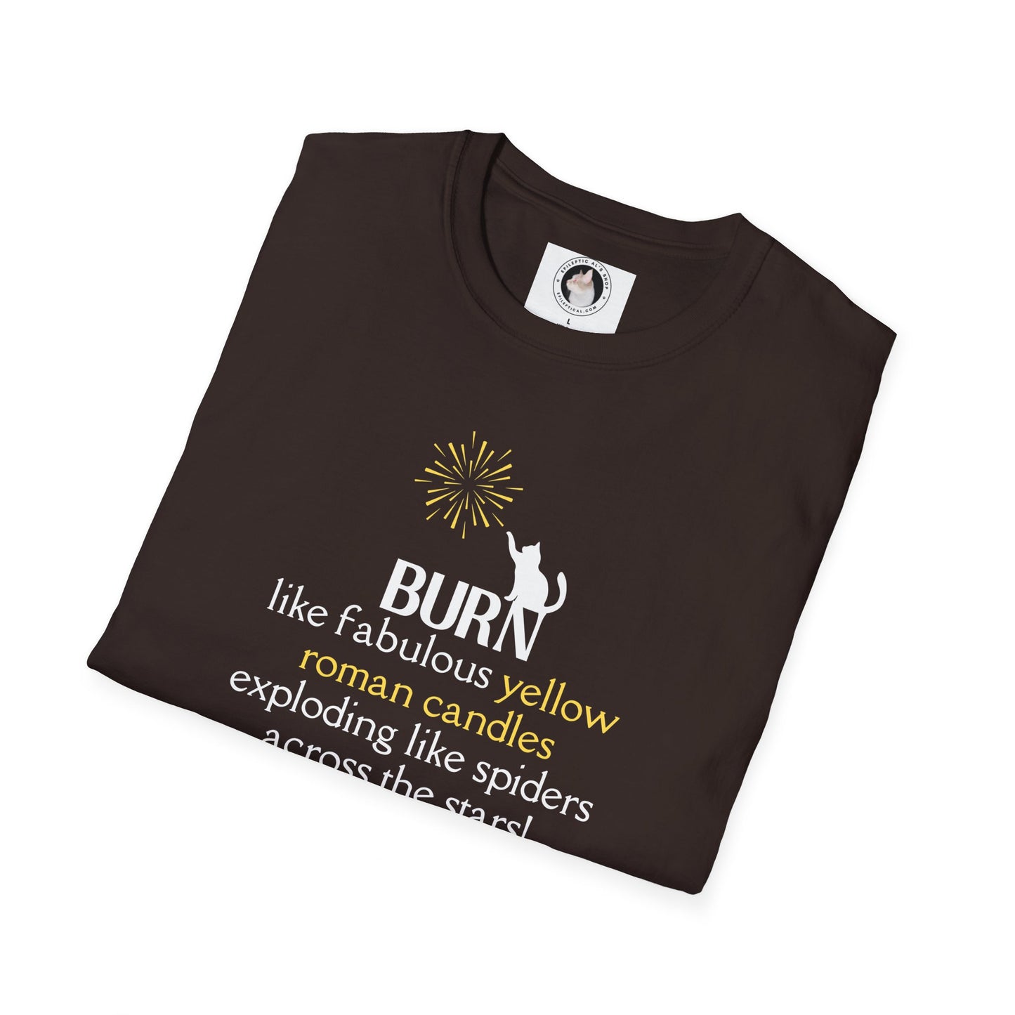 Burn Unisex Softstyle T - Shirt - T - Shirt - Epileptic Al’s Shop