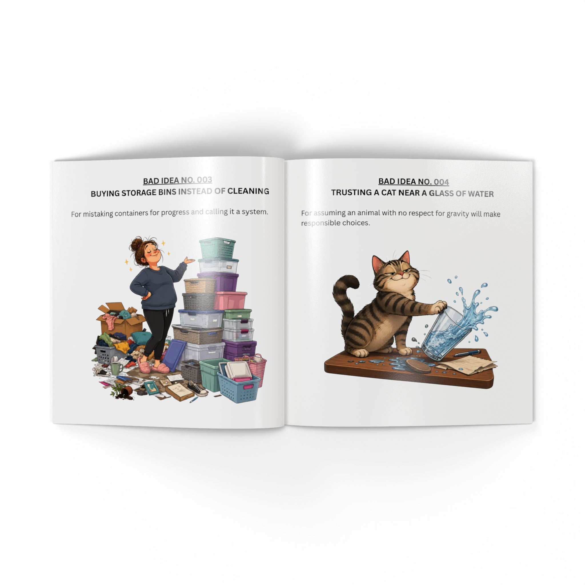 Bureau of Bad Ideas: Funny Faux-Government Softcover Book