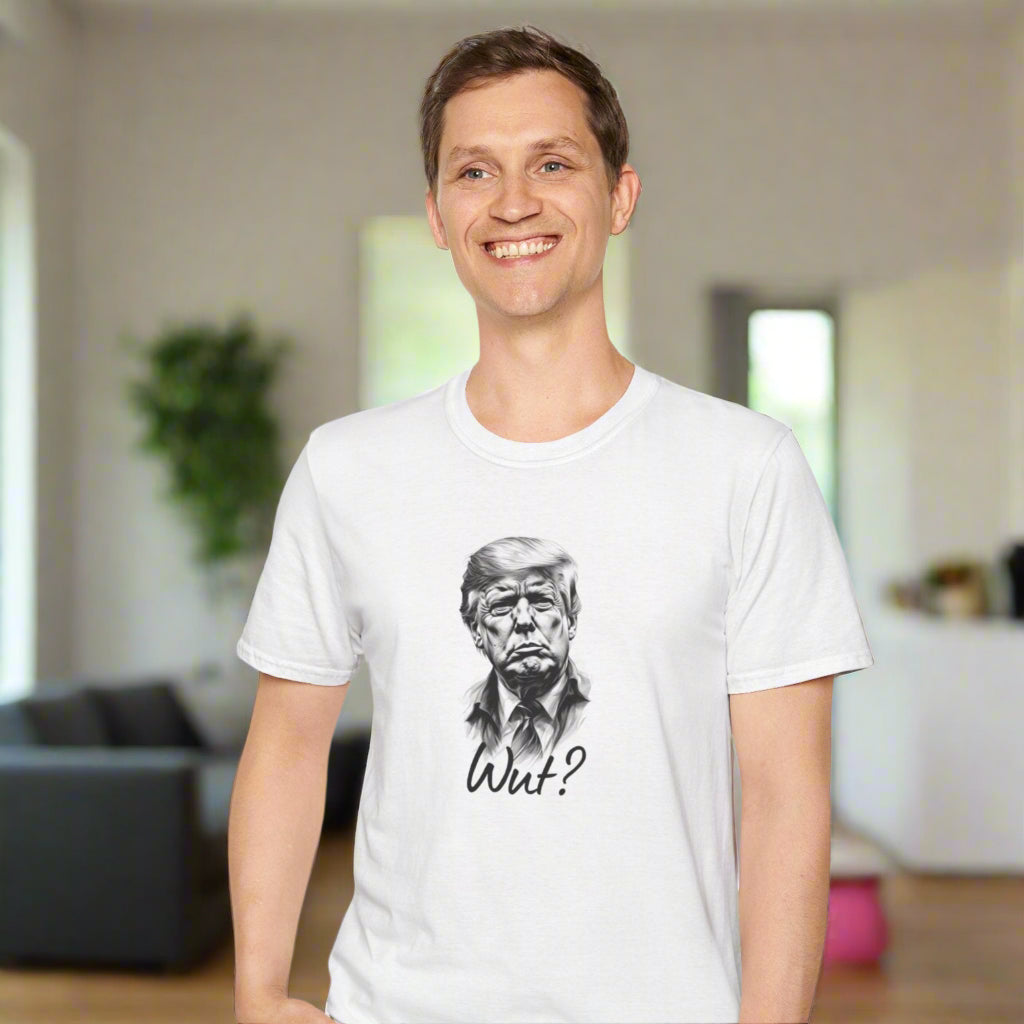 Witty Wut Unisex T-Shirt with Trump Design