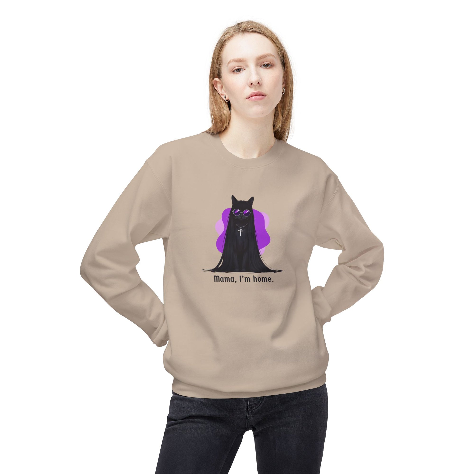 Mama I'm Home Ozzy Cat Sweatshirt