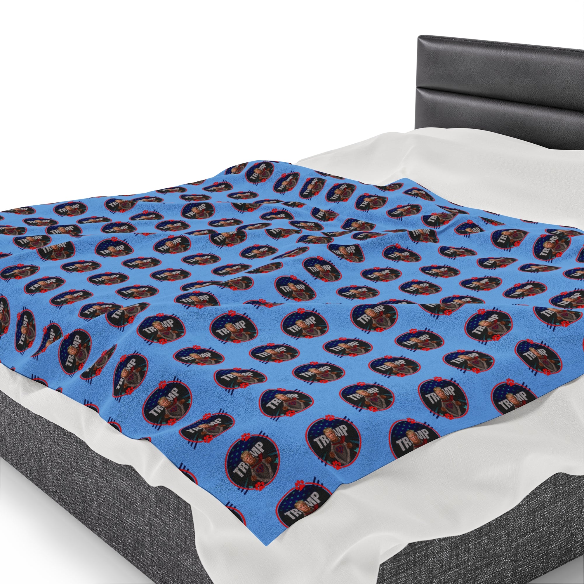 Trump 47 Velveteen Plush Blanket