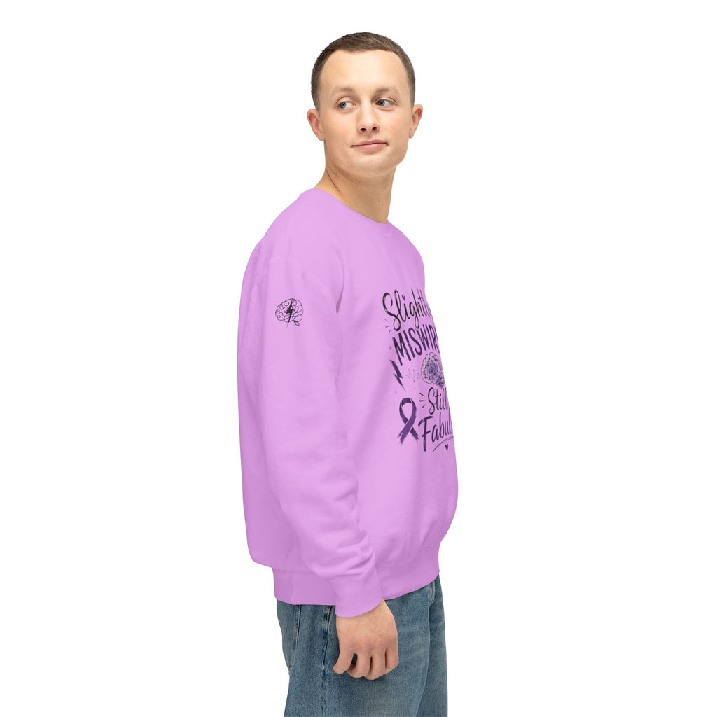 Slightly Miswired, Still Fabulous Epilepsy Awareness Sweatshirt