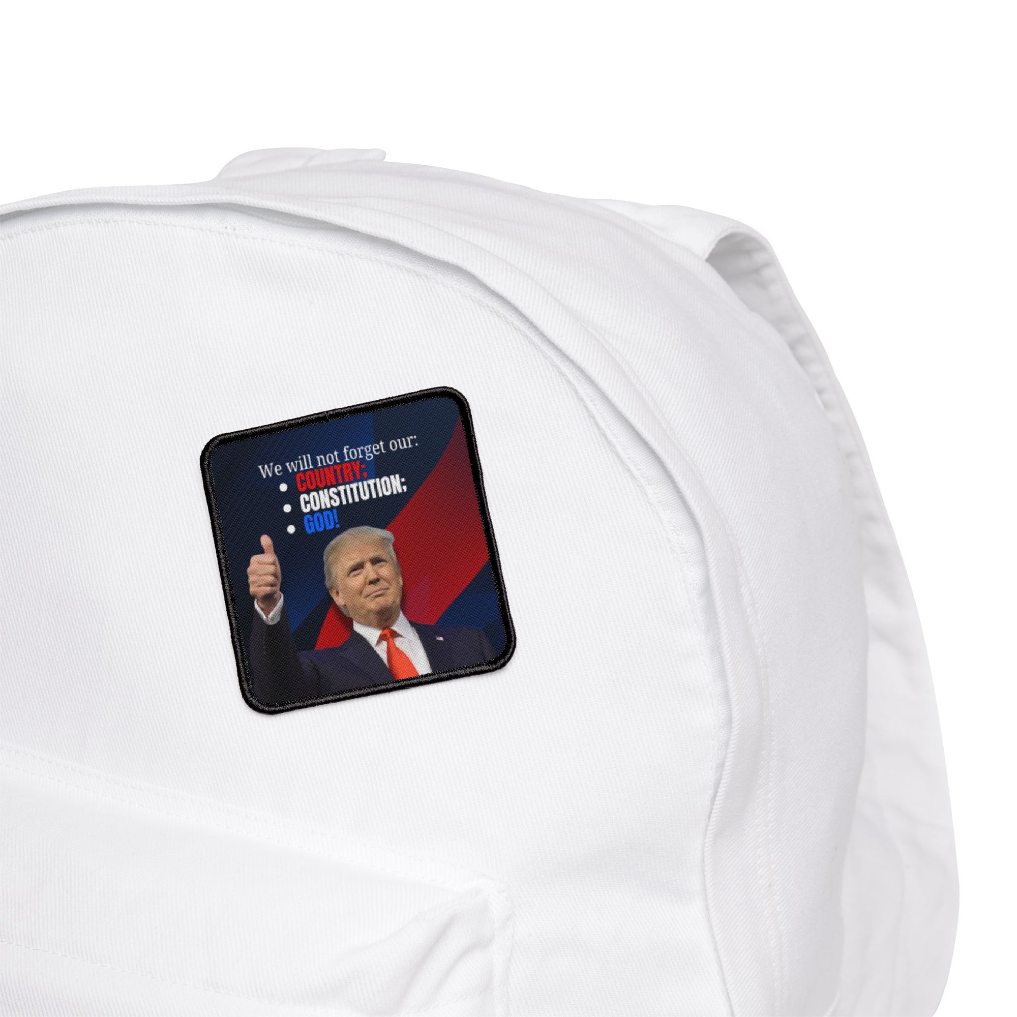 Trump Country Constitution God Iron-On Patches