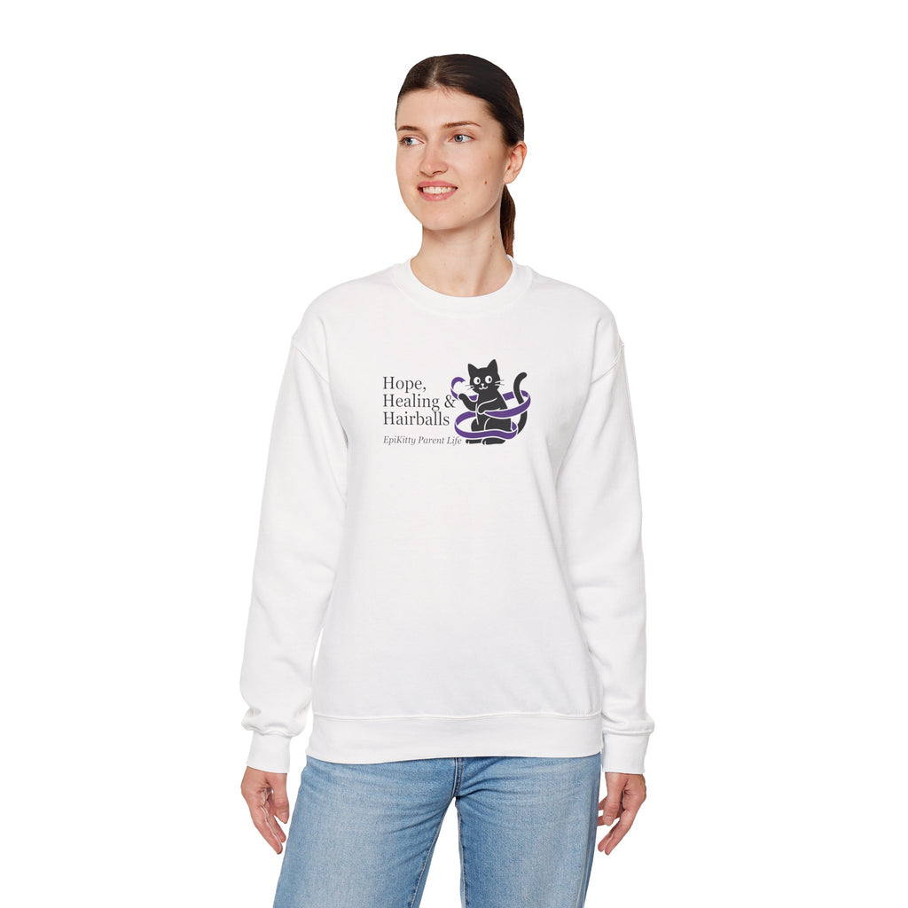 “Hope, Healing & Hairballs” Epikitty Parent Life Sweatshirt