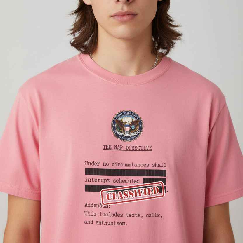 The Nap Directive Unisex T-Shirt – Official Rest Policy Graphic Tee