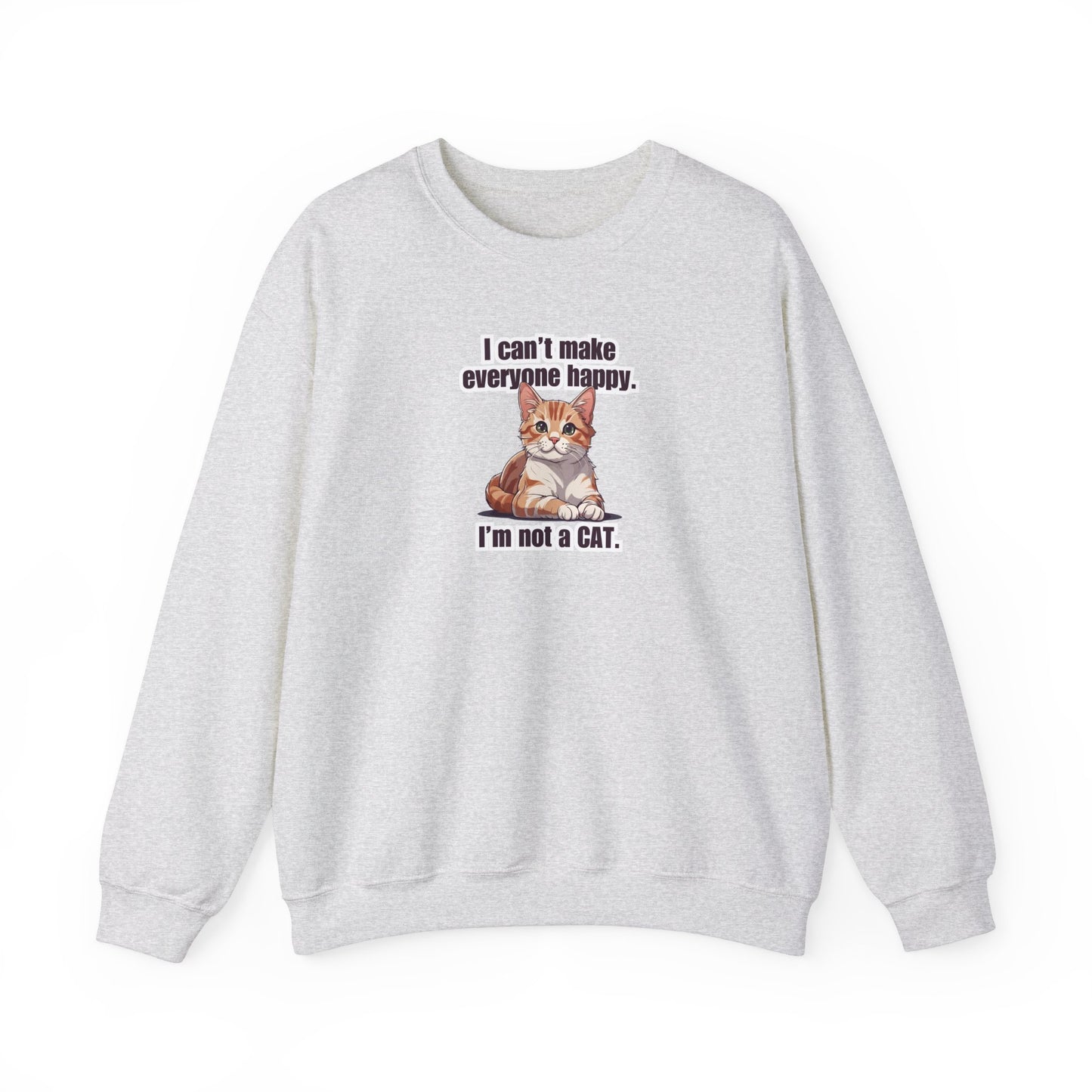 Not a Cat Unisex Heavy Blend™ Crewneck Sweatshirt - Sweatshirt - Epileptic Al’s Shop