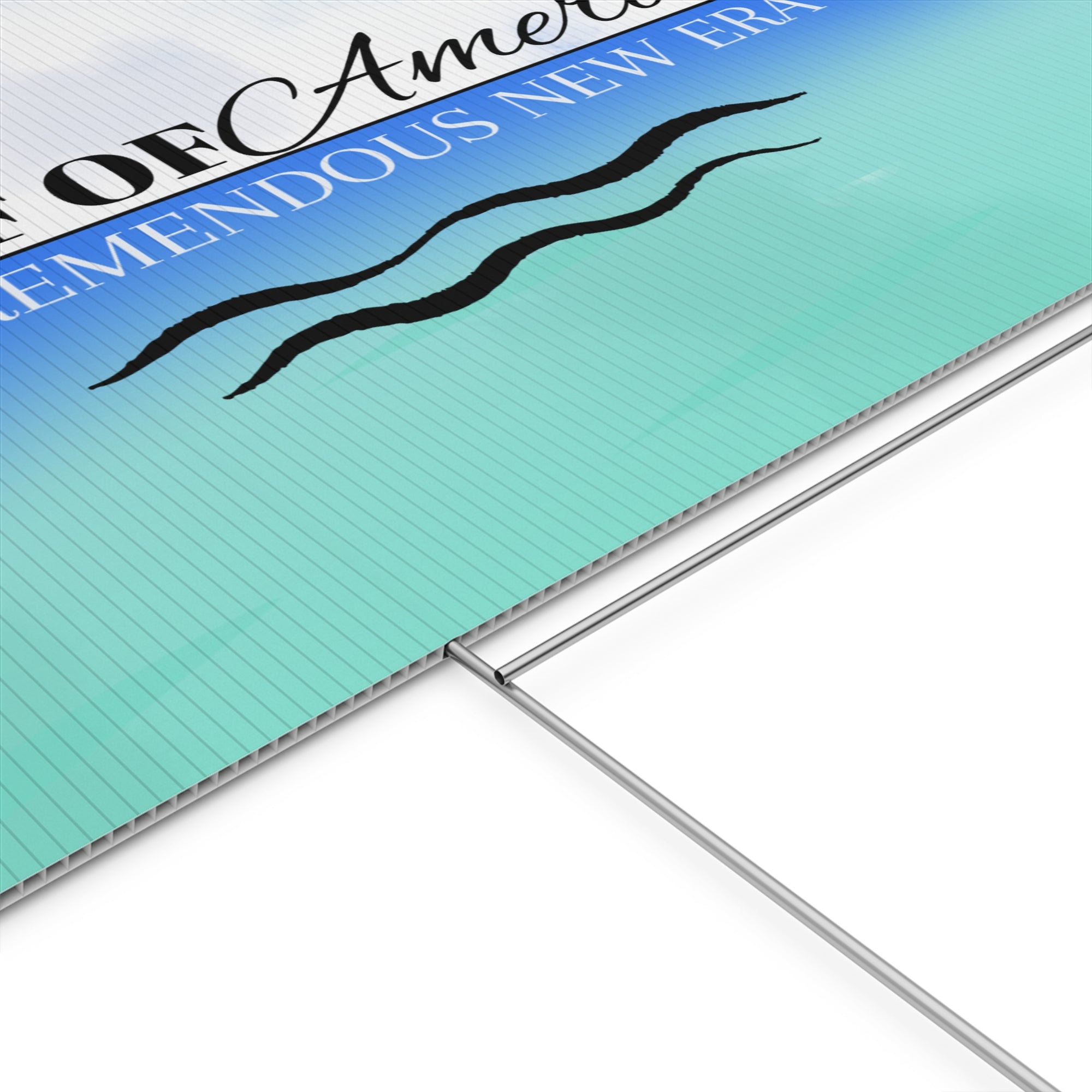 American Gulf Plastic Yard Sign