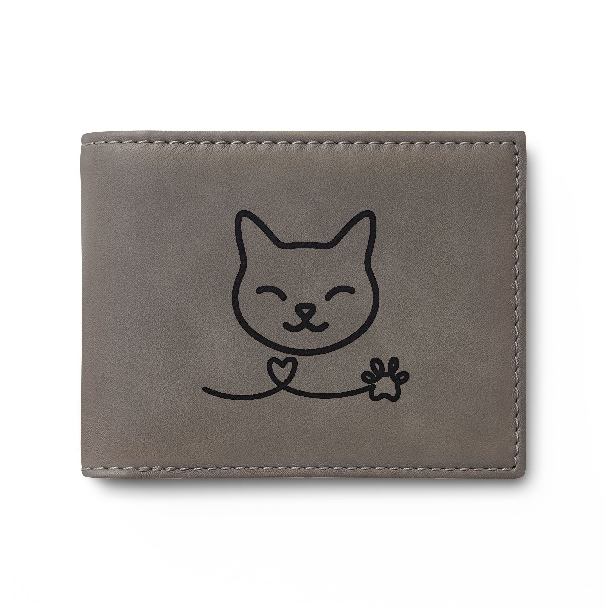 Cat People Get It RFID Slim Bifold Wallet
