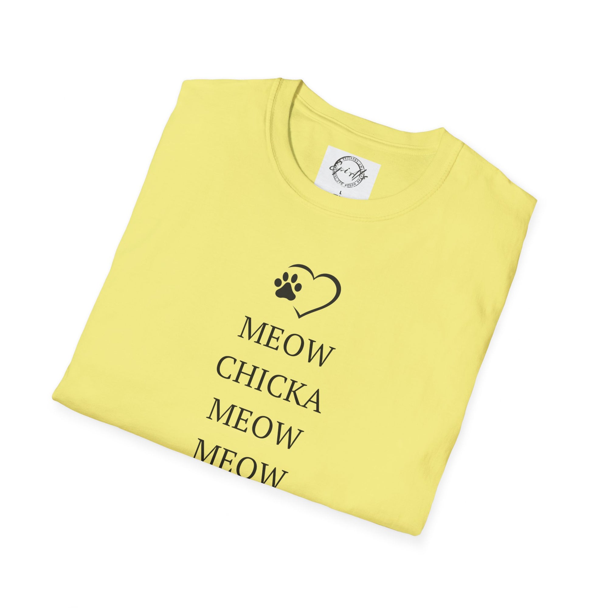 Meow Chicka Meow Meow Unisex Softstyle T - Shirt - T - Shirt - Epileptic Al’s Shop