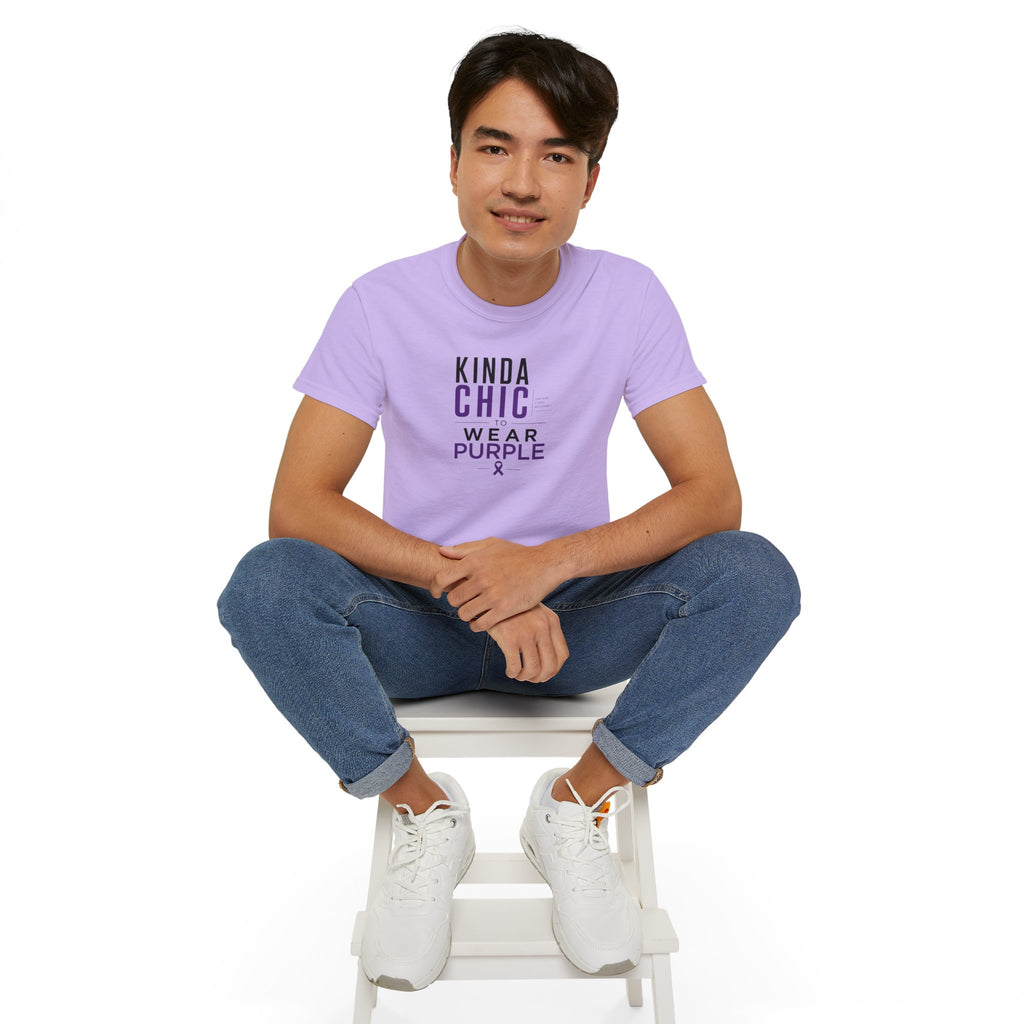 Kinda Chic to Wear Purple Epilepsy Awareness T-Shirt