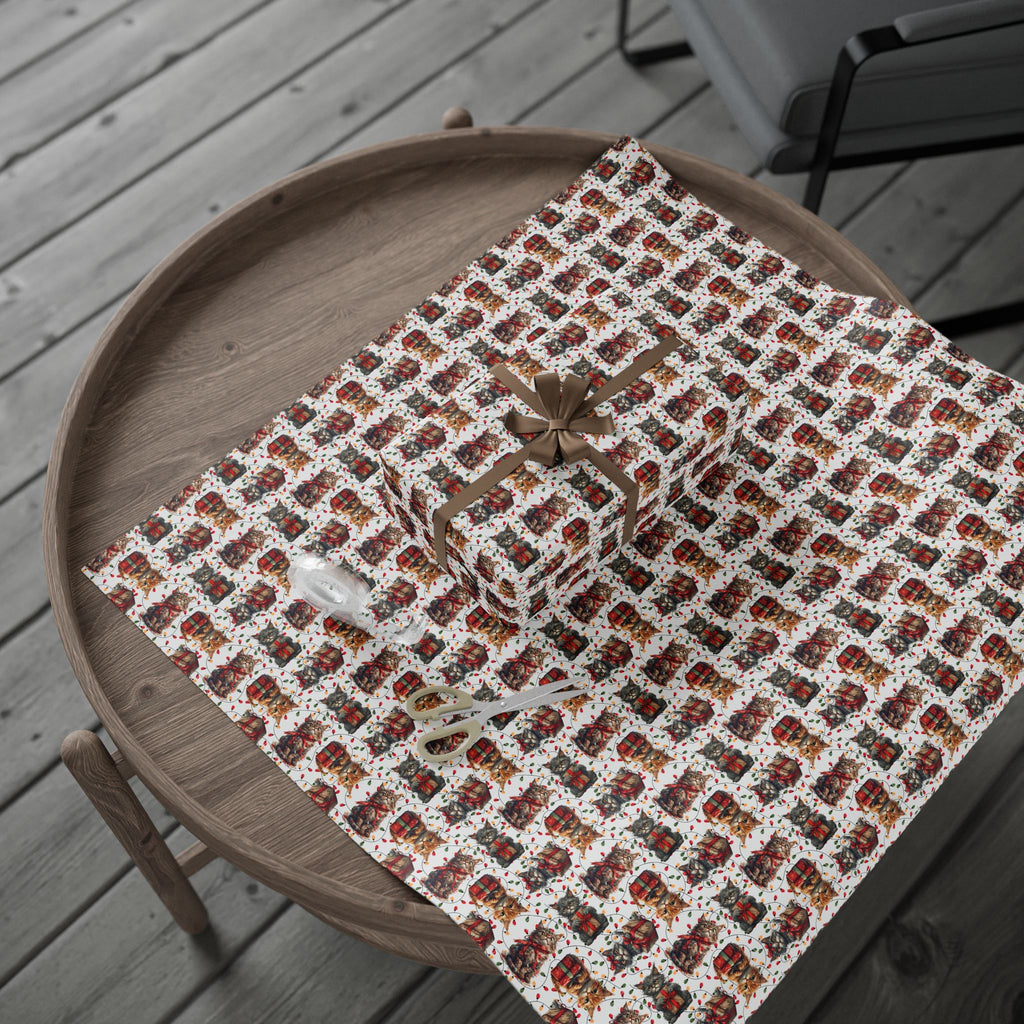 Festive Kitties Christmas Wrapping Paper