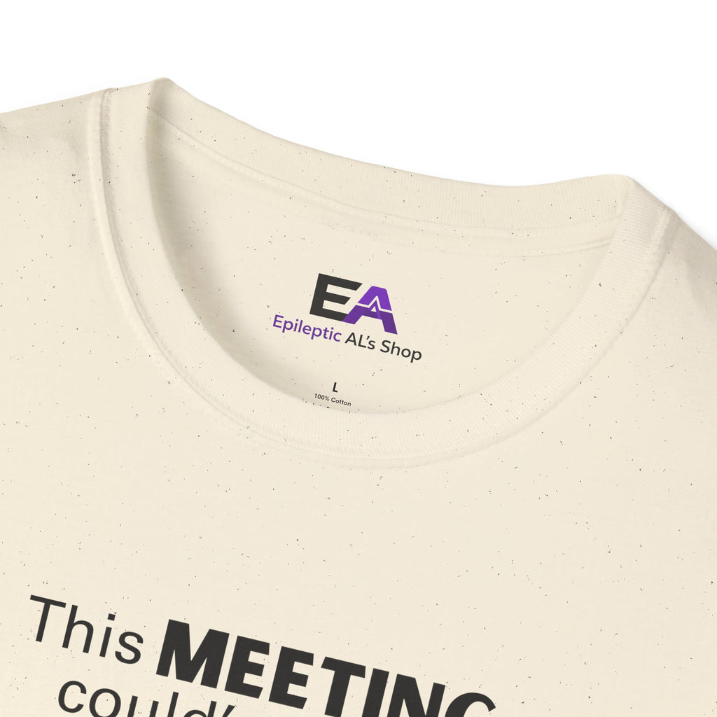 This Meeting Could’ve Been a Nap Cat T-Shirt – Minimalist Line Art Graphic Tee (Unisex)