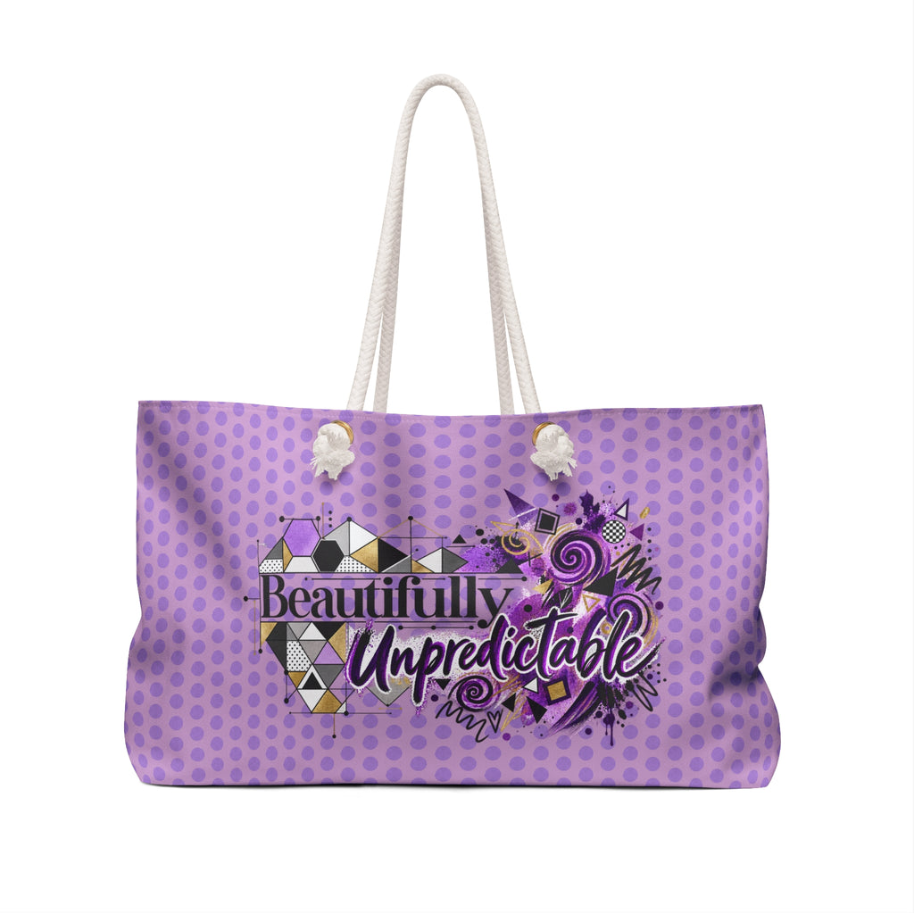 Beautifully Unpredictable Epilepsy Awareness Weekender Bag
