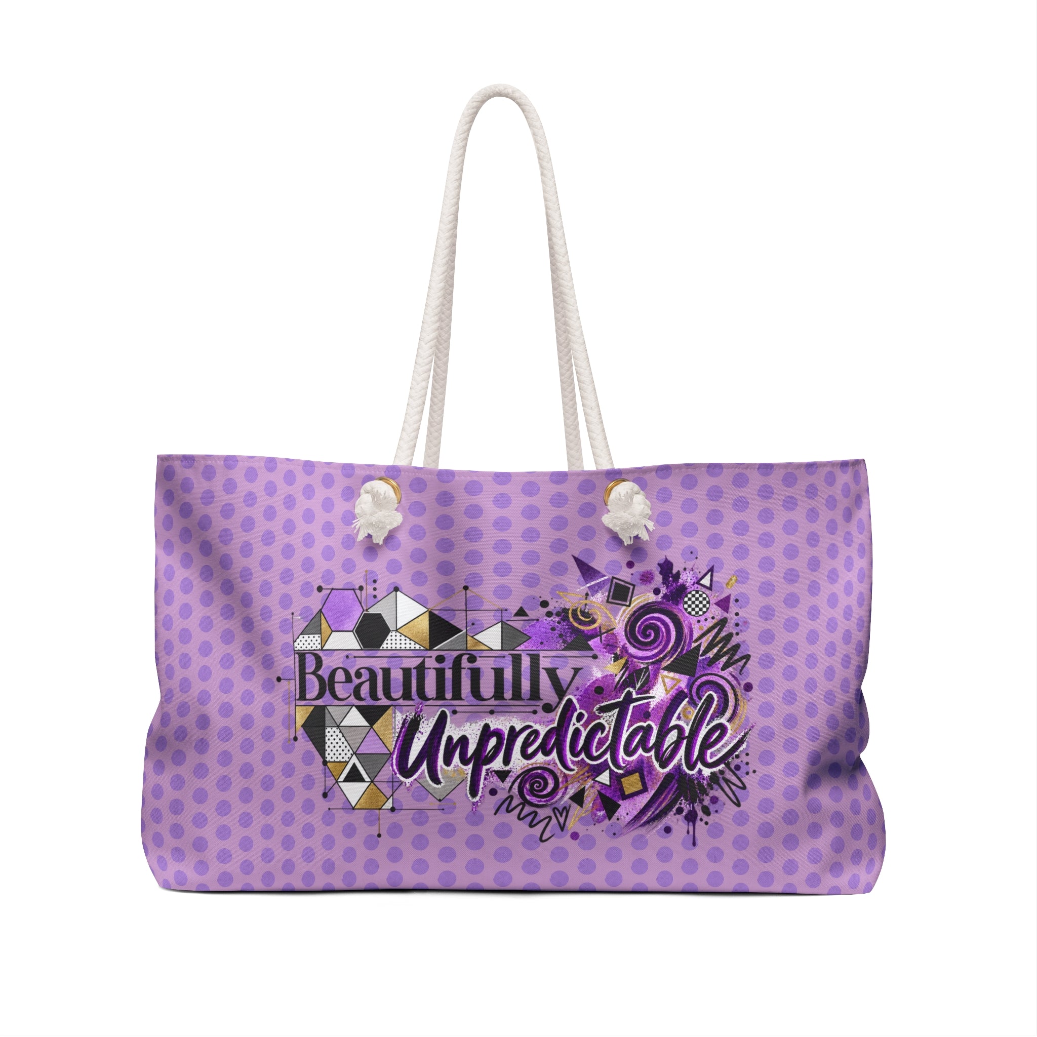 Beautifully Unpredictable Epilepsy Awareness Weekender Bag