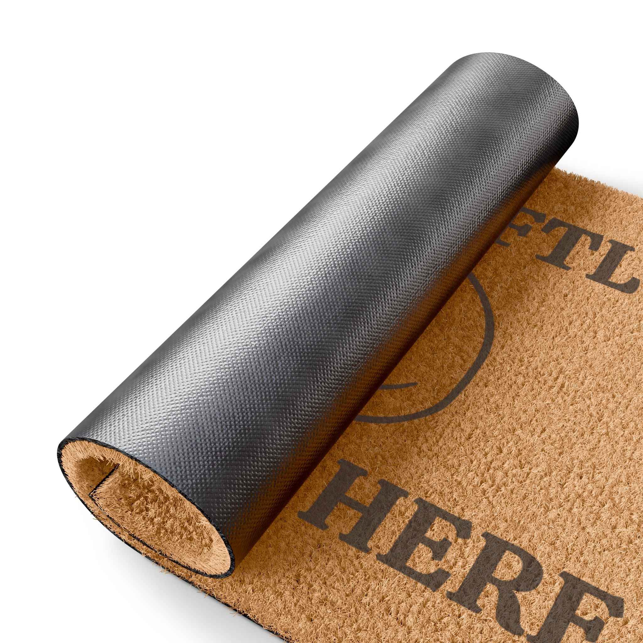 Cute Cat Lover Doormat – Knock Softly Entryway Mat