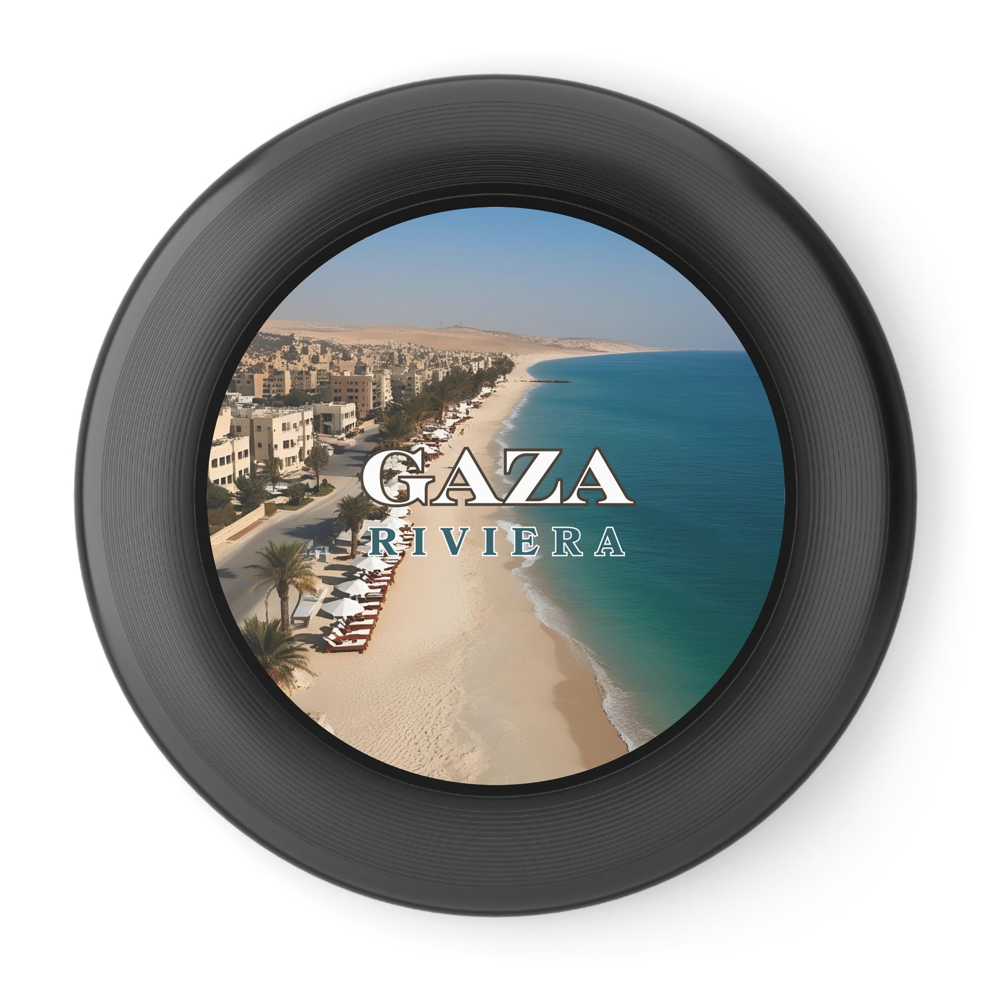 Gaza Riviera Resort Frisbee Printify
