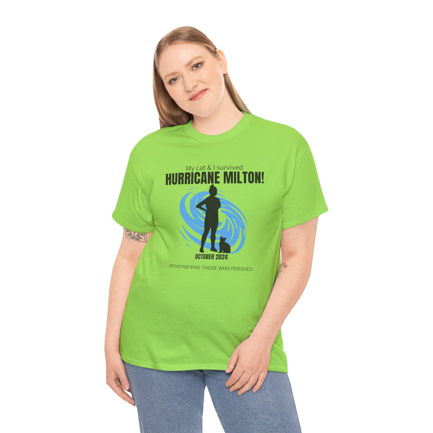 Hurricane Milton Survivor Unisex Heavy Cotton Tee