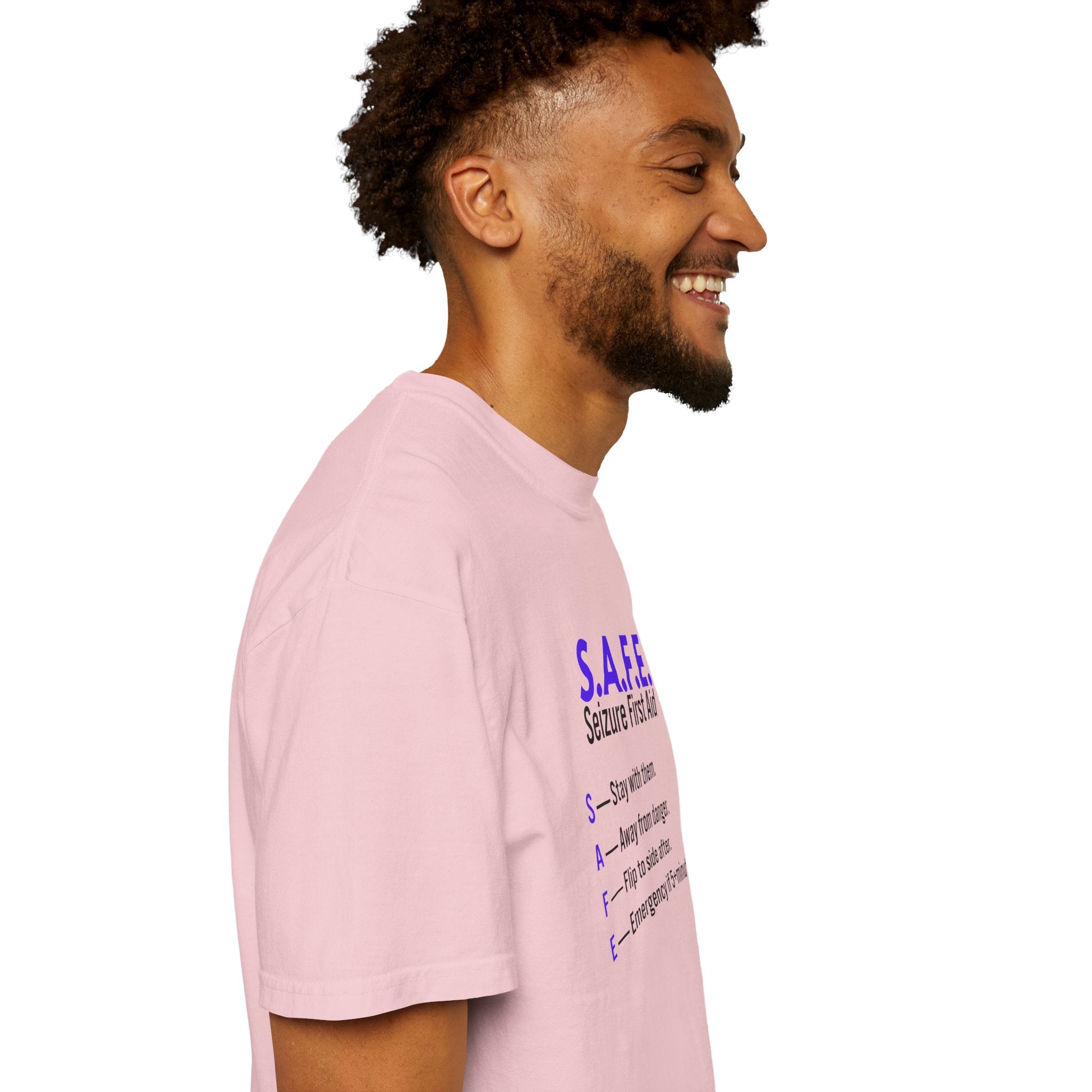 S.A.F.E. Seizure First Aid T-Shirt – Epilepsy Awareness Education Tee
