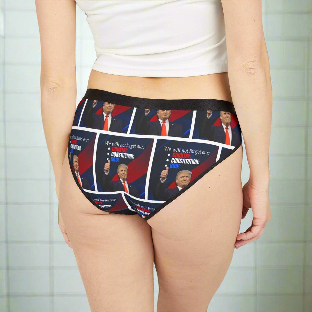 Trump Country Constitution God Women's Underwear