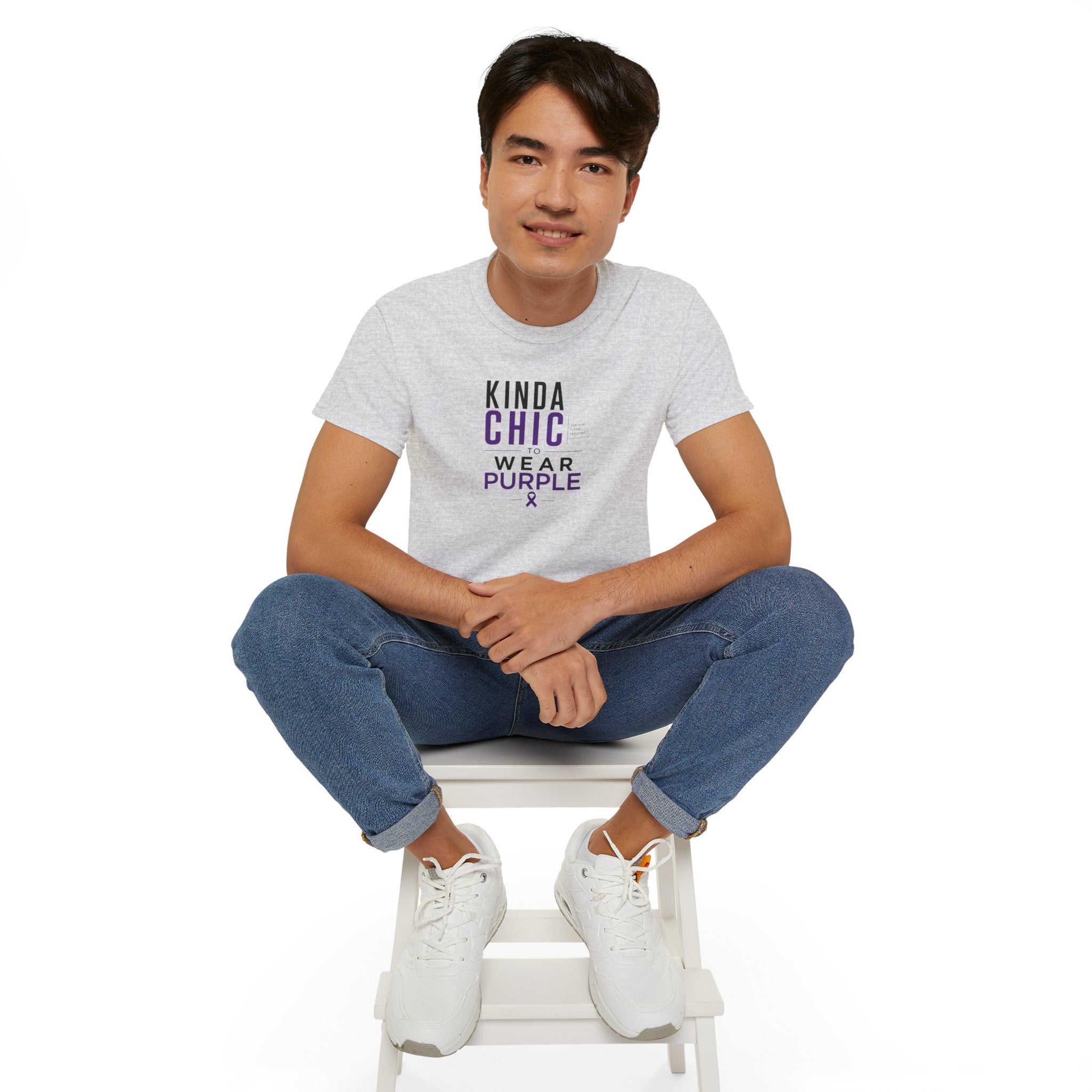 Kinda Chic to Wear Purple Epilepsy Awareness T-Shirt