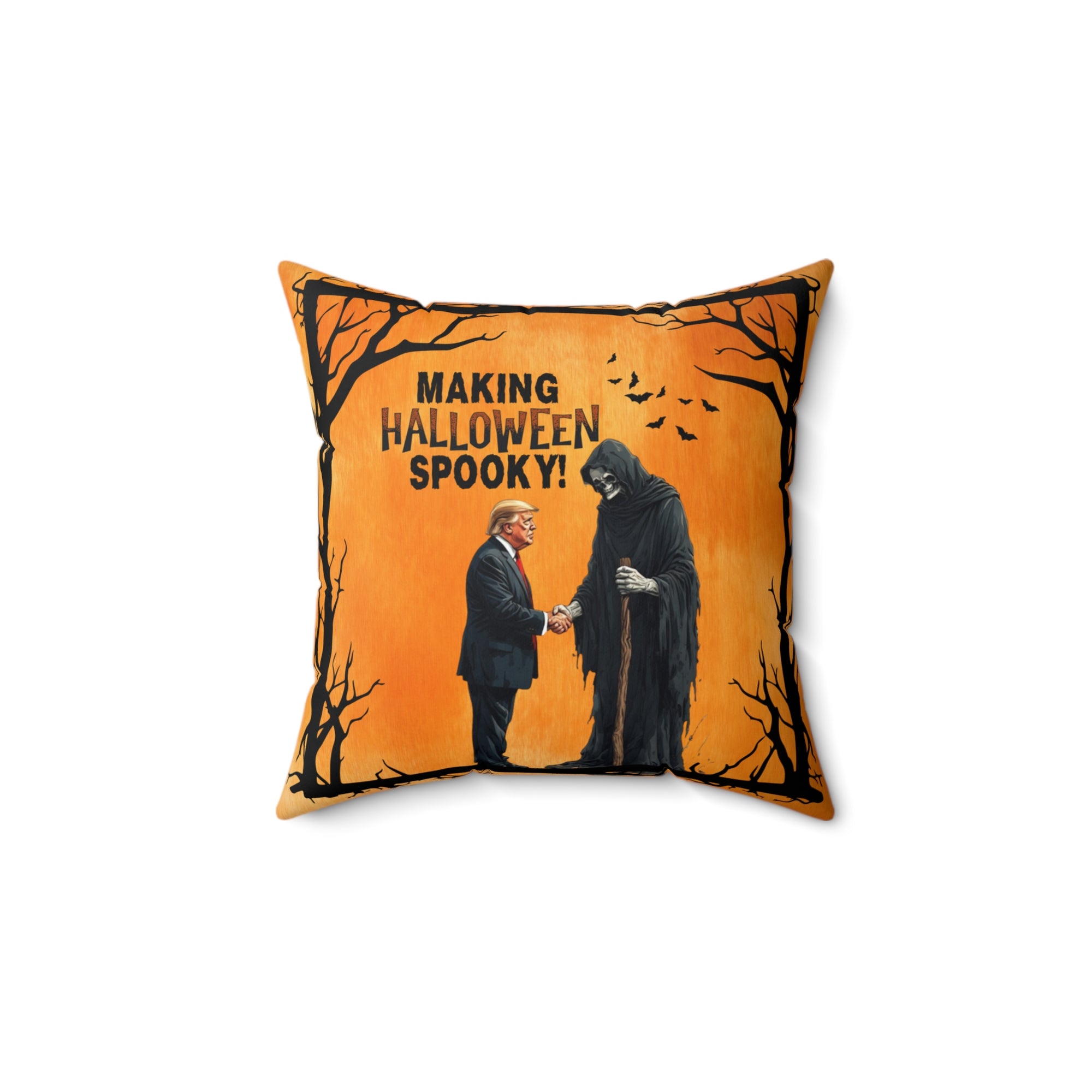 Making Halloween Spooky Decorative Pillow, Home Decor