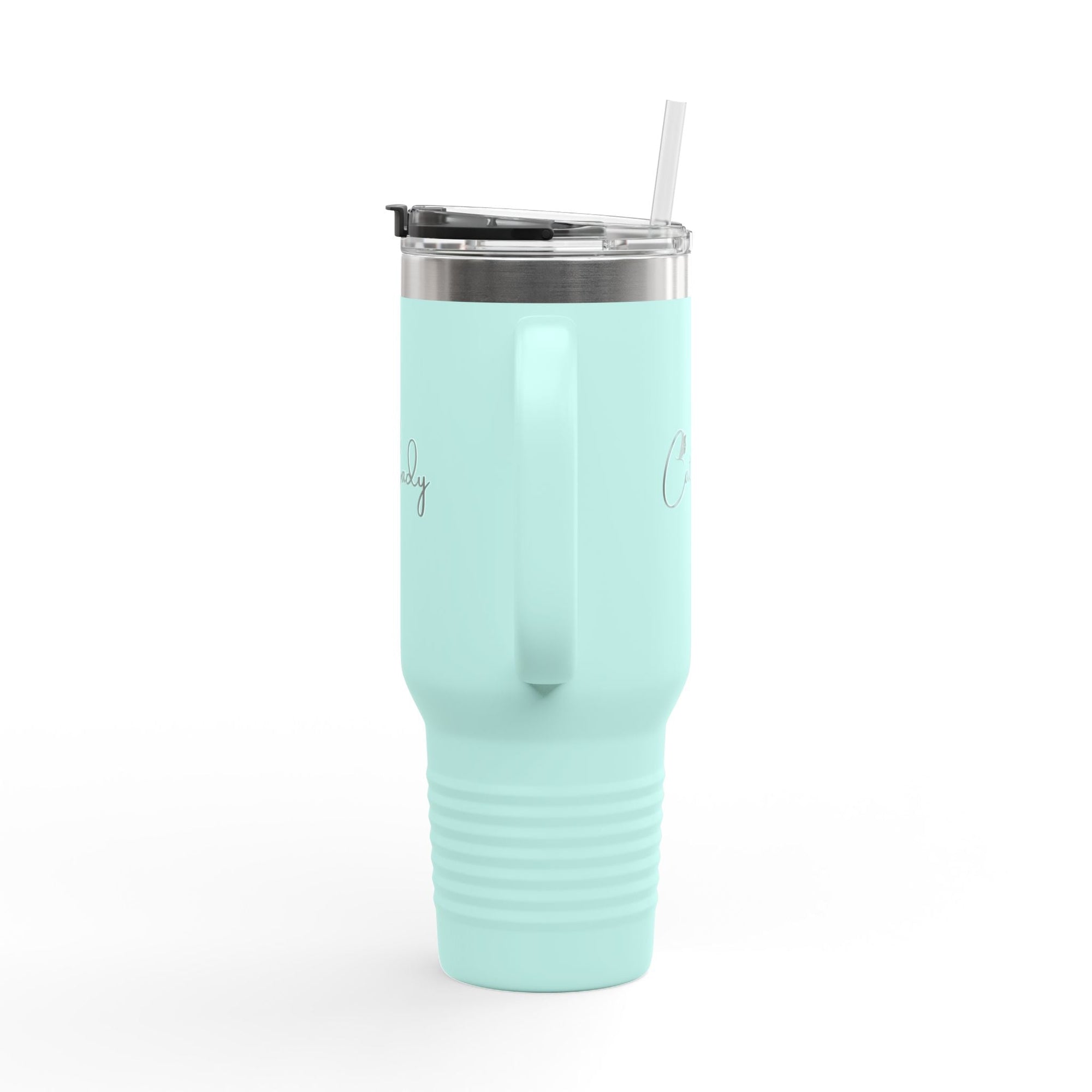 Cat Lady Insulated Travel Mug - 40oz Coffee Tumbler for Cat Lovers Printify