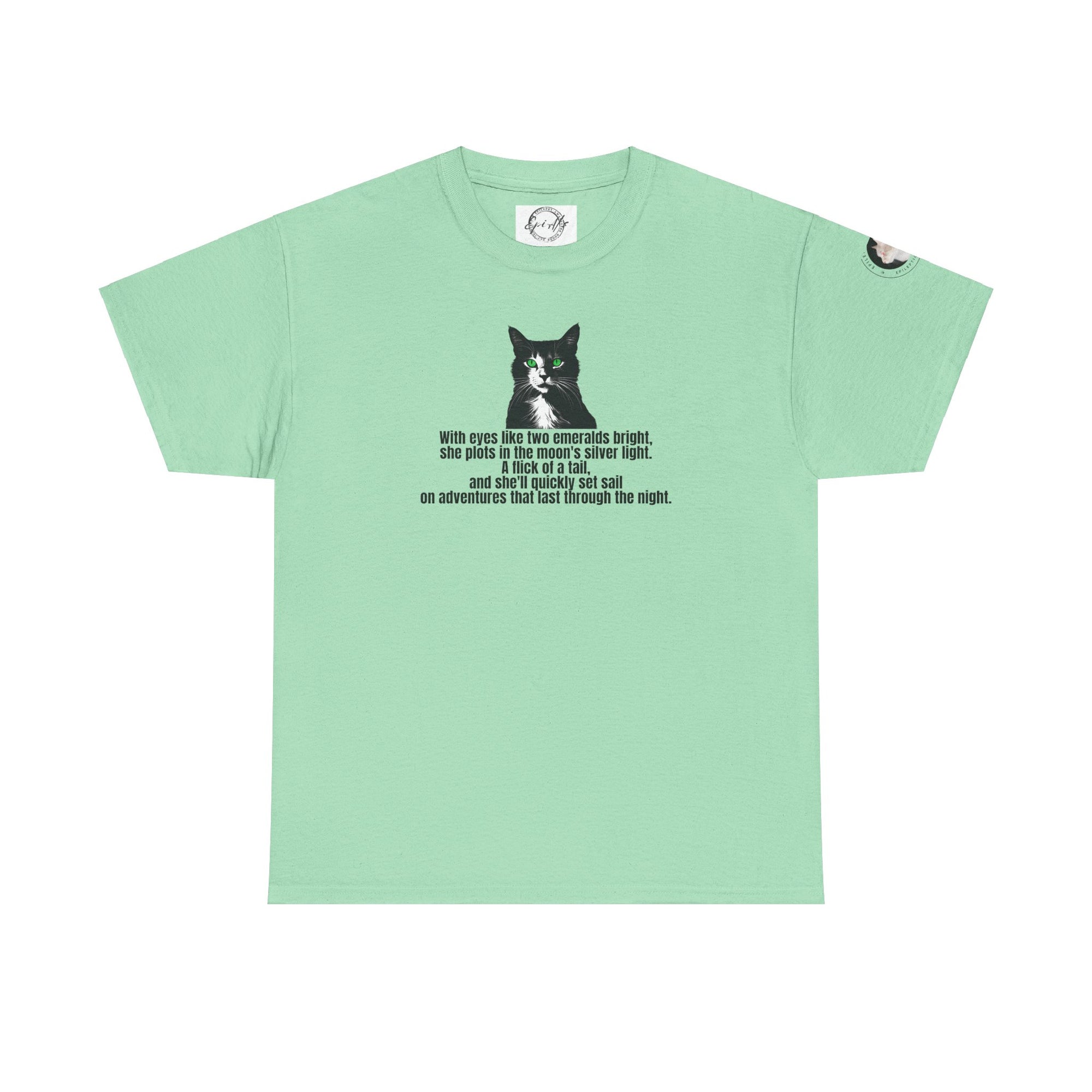 Emerald Eyed Mischief Unisex Heavy Cotton Tee