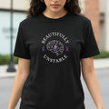 Beautifully Unstable Unisex T-Shirt – Epilepsy Awareness Purple Ribbon Tee