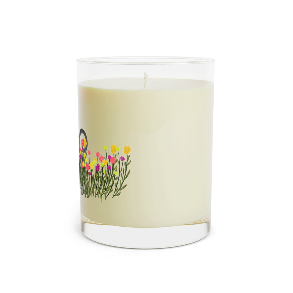 Cat in the Wildflowers Scented Candle – Cozy Floral Cat Candle