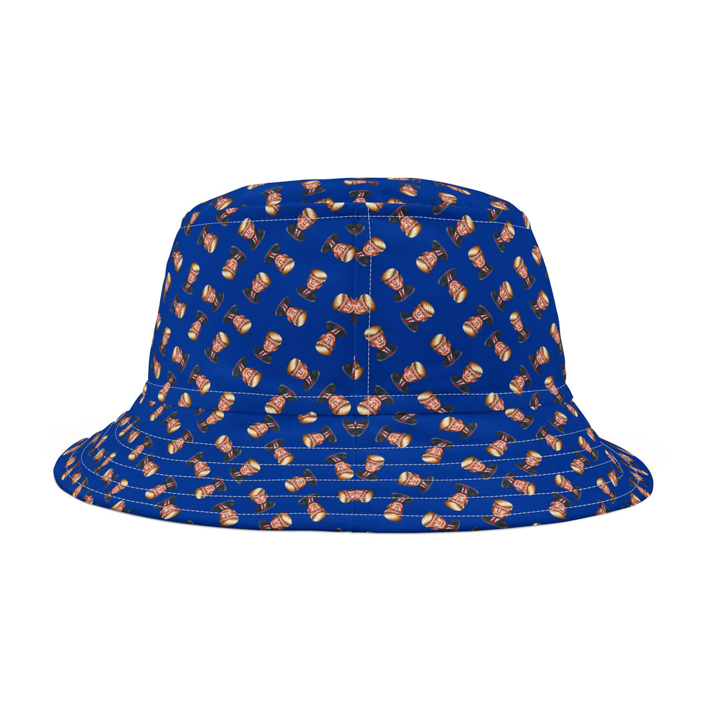 Trump Faces Printed Bucket Hat for Summer Fun