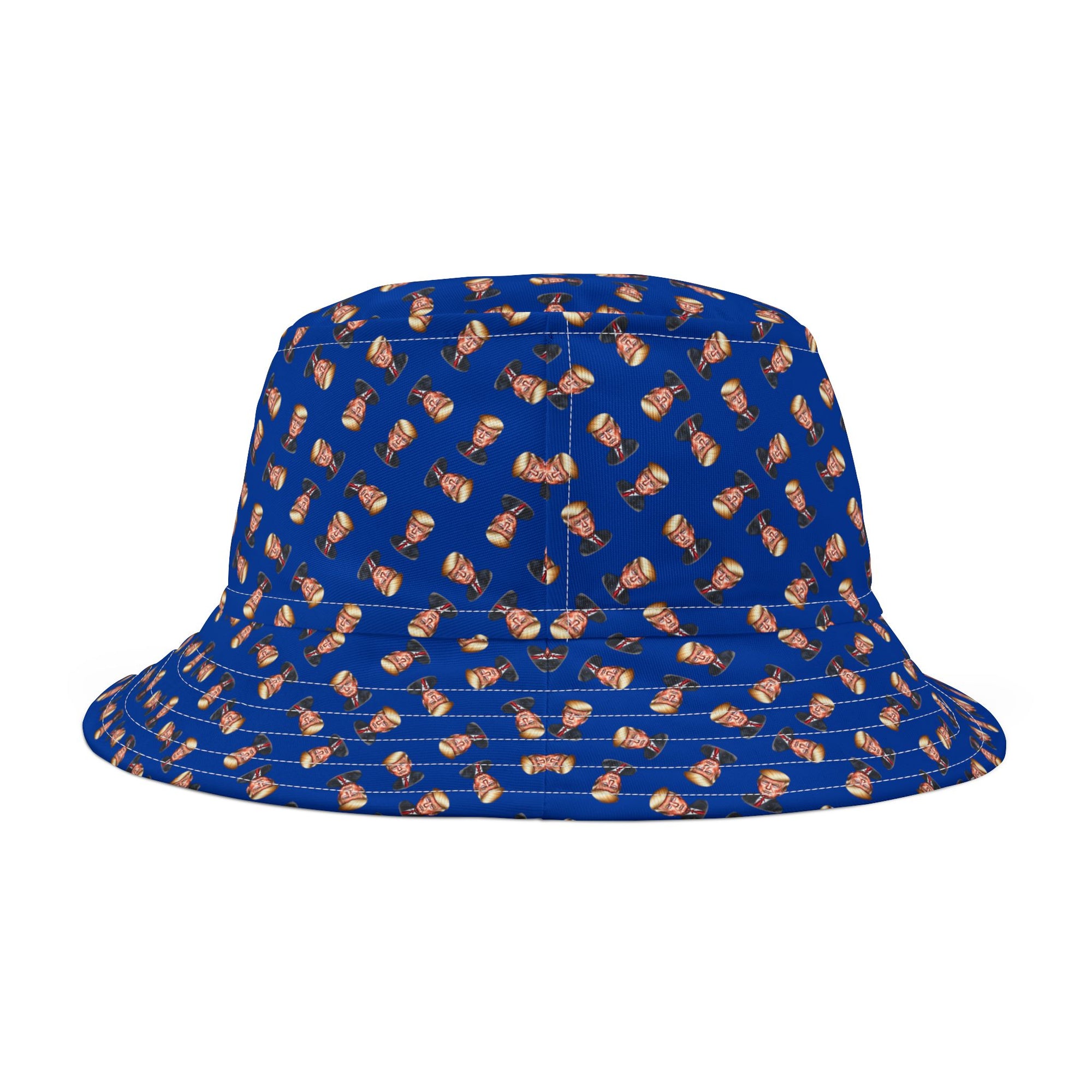 Trump Faces Printed Bucket Hat for Summer Fun