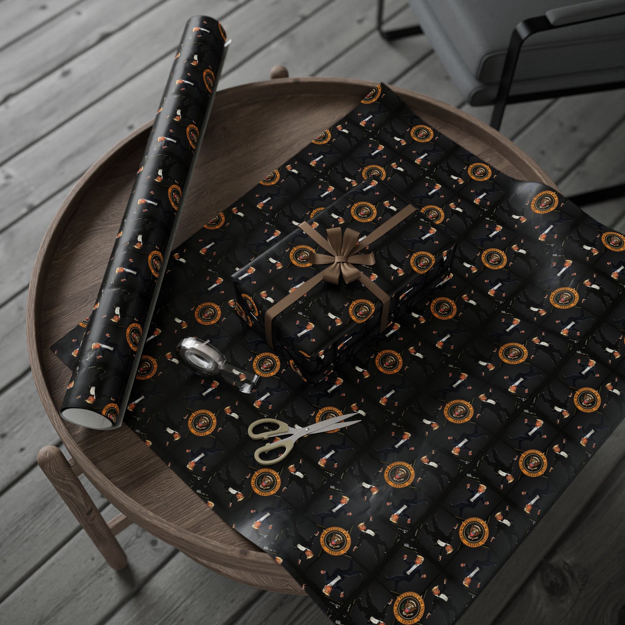 Dancing President Wrapping Paper