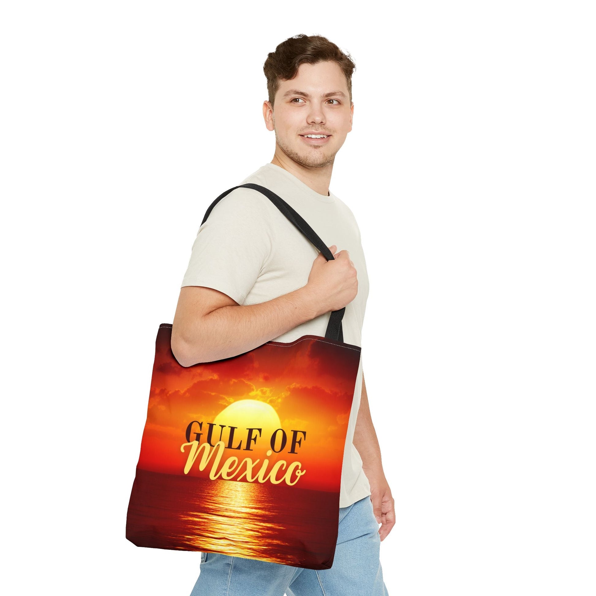 Gulf of Mexico Sunset Tote Bag - Chic Beach Accessory Printify