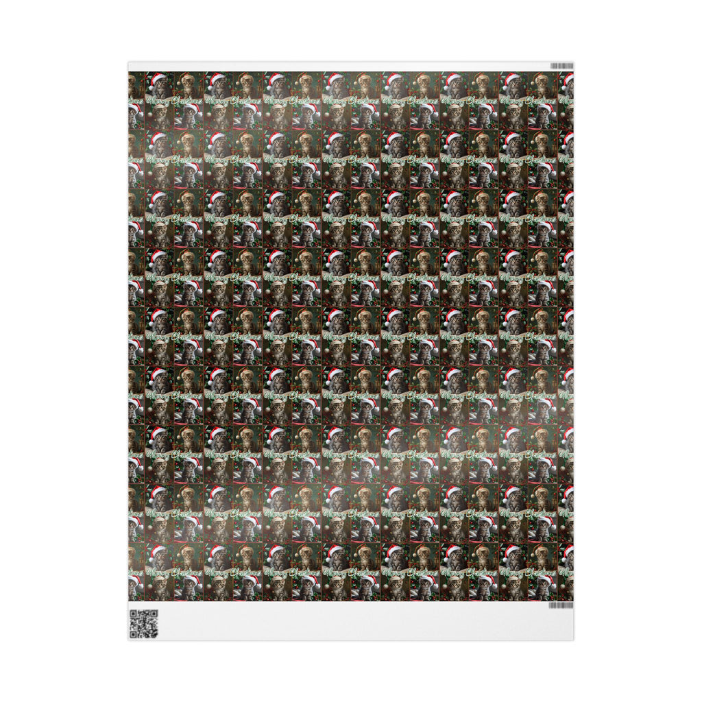 Meowy Christmas Kitten Themed Gift Wrap