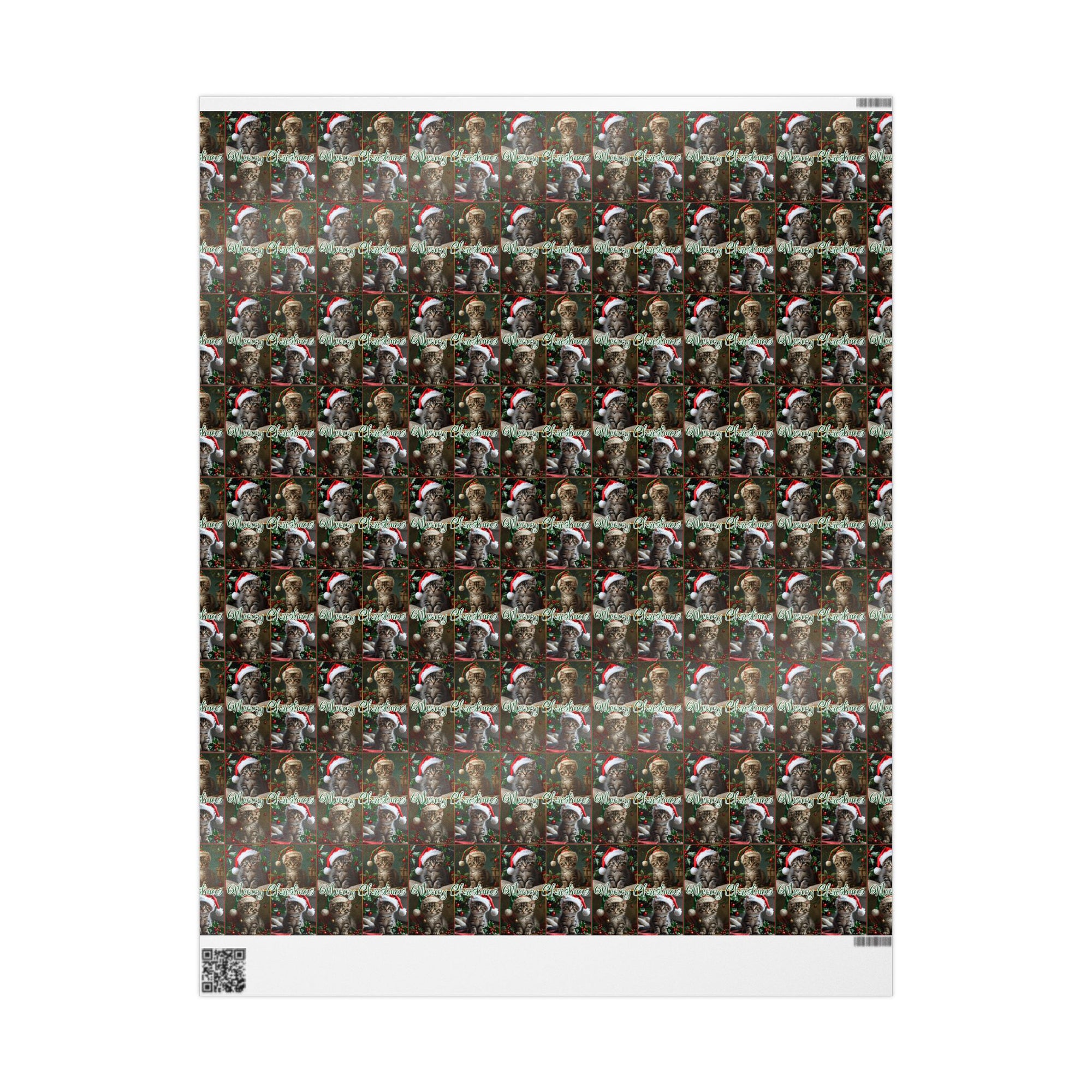Meowy Christmas Kitten Themed Gift Wrap